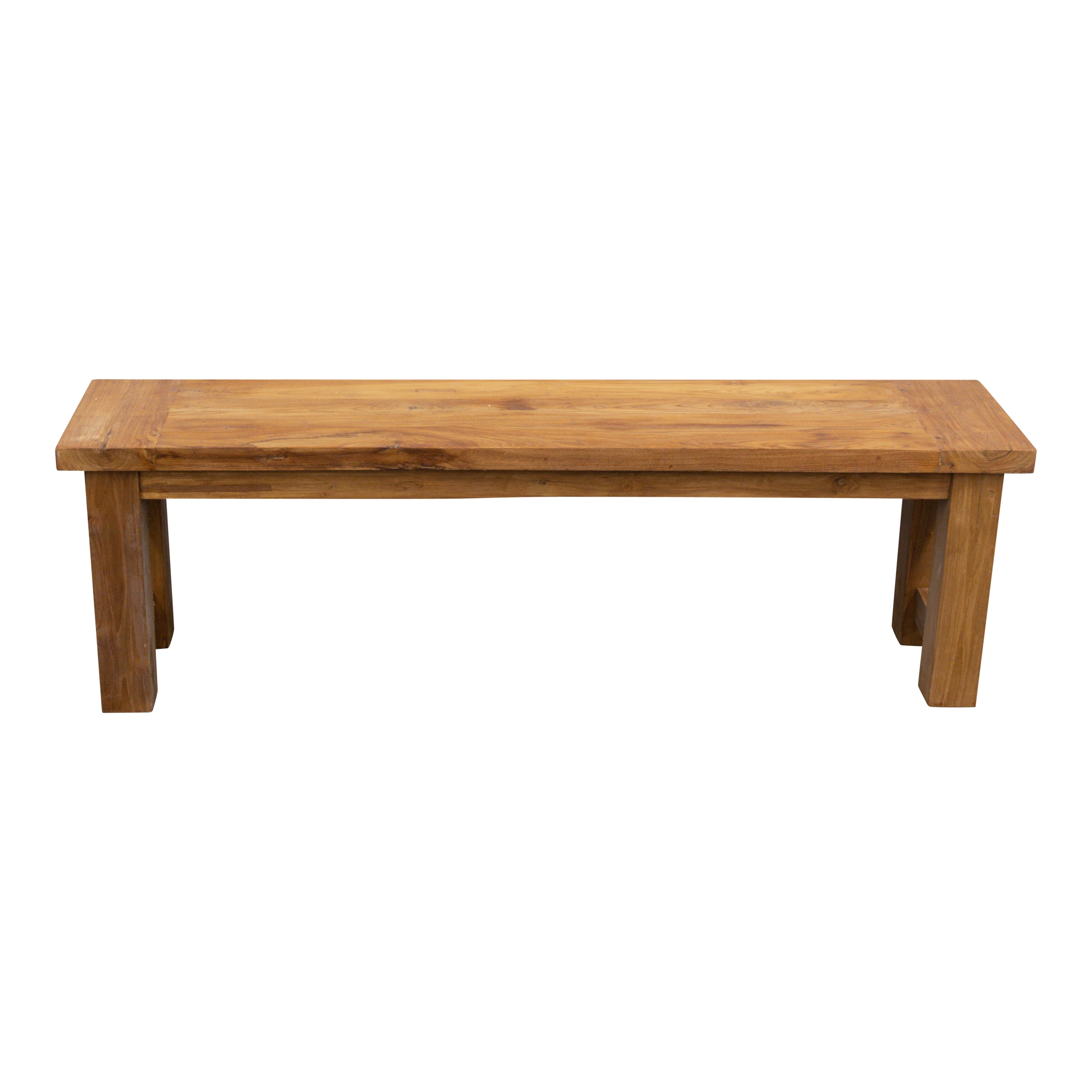 Teak Gartenbank Sarah, rustikal, 150 cm