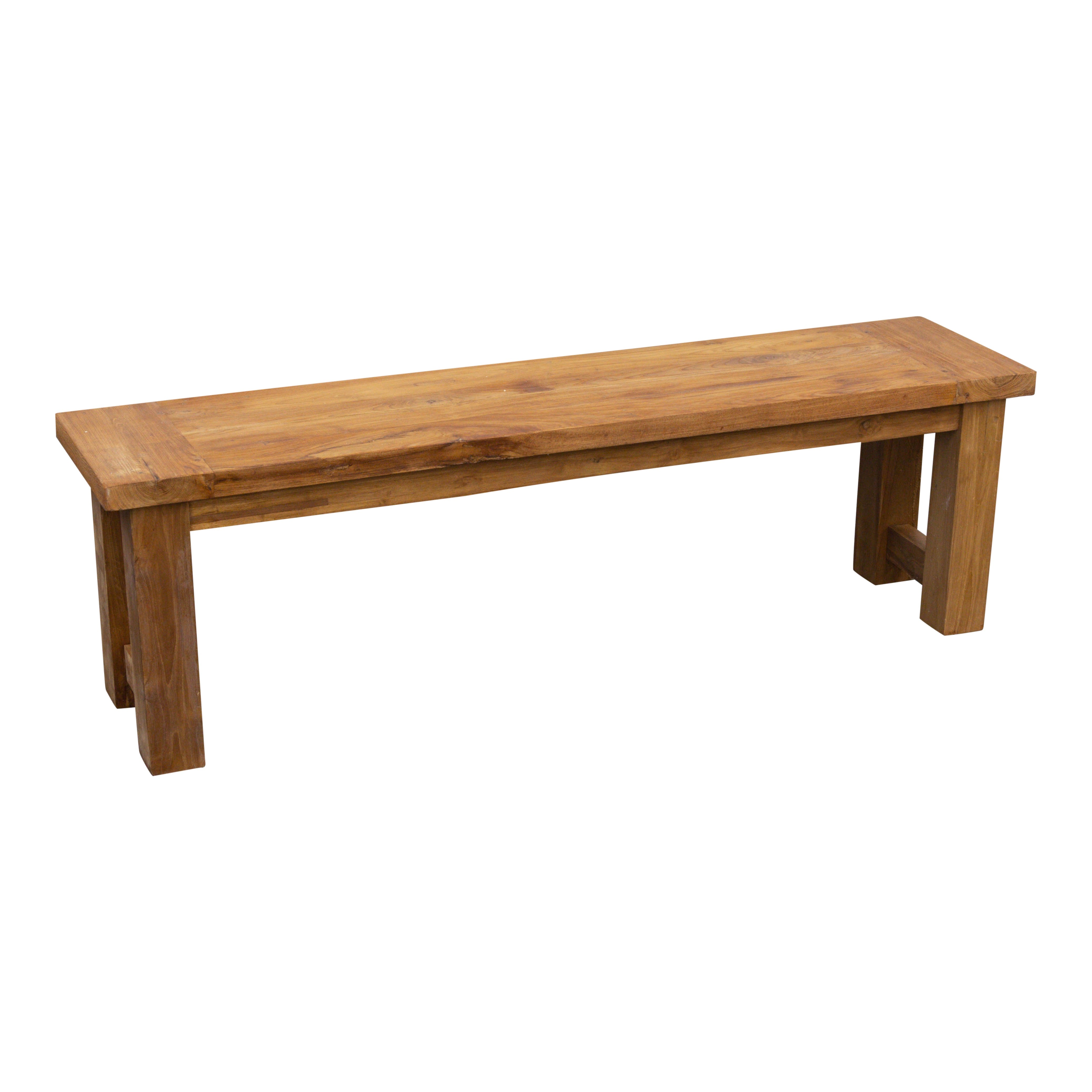 Teak Gartenbank Sarah, rustikal, 150 cm