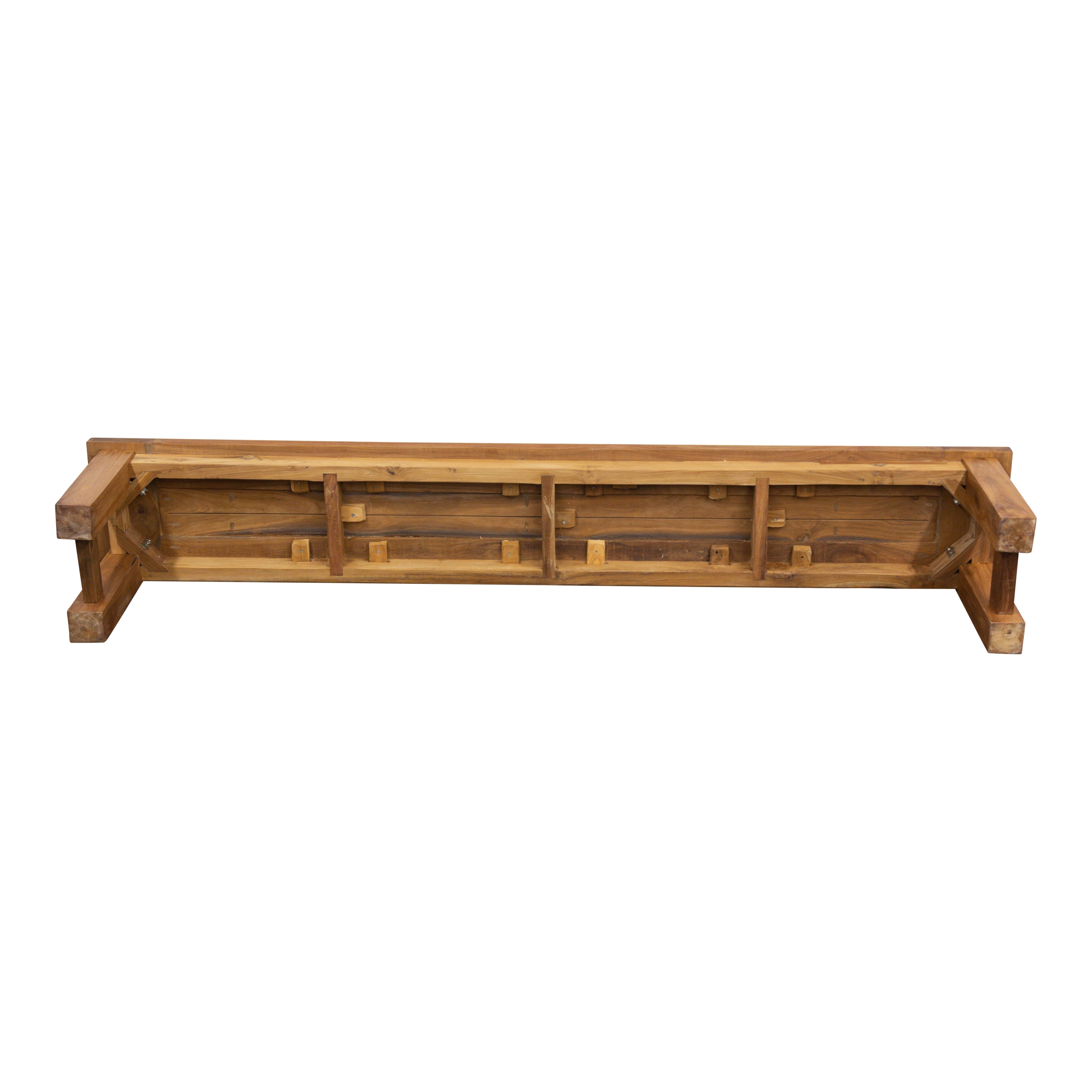 Teak Gartenbank Sarah, rustikal, 150 cm