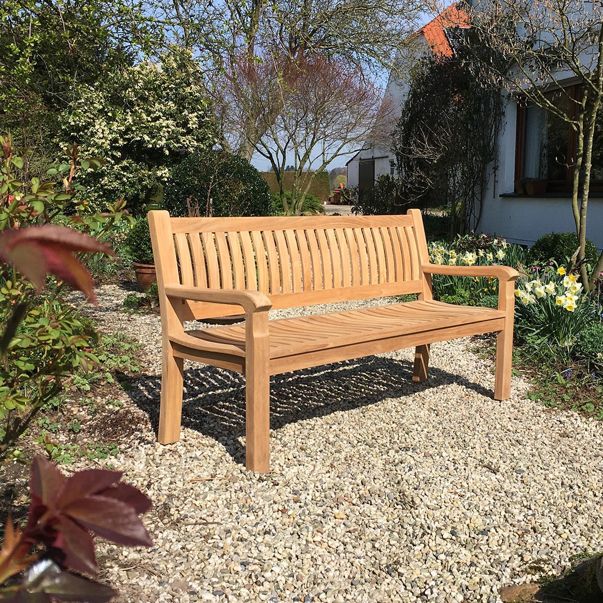 Teak Gartenbank Beaufort Balmoral, 240 cm