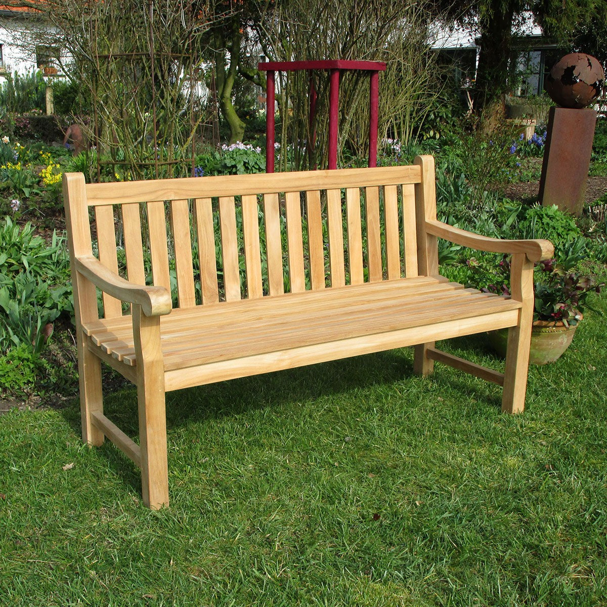 Teak Gartenbank Newhaven, 130 cm