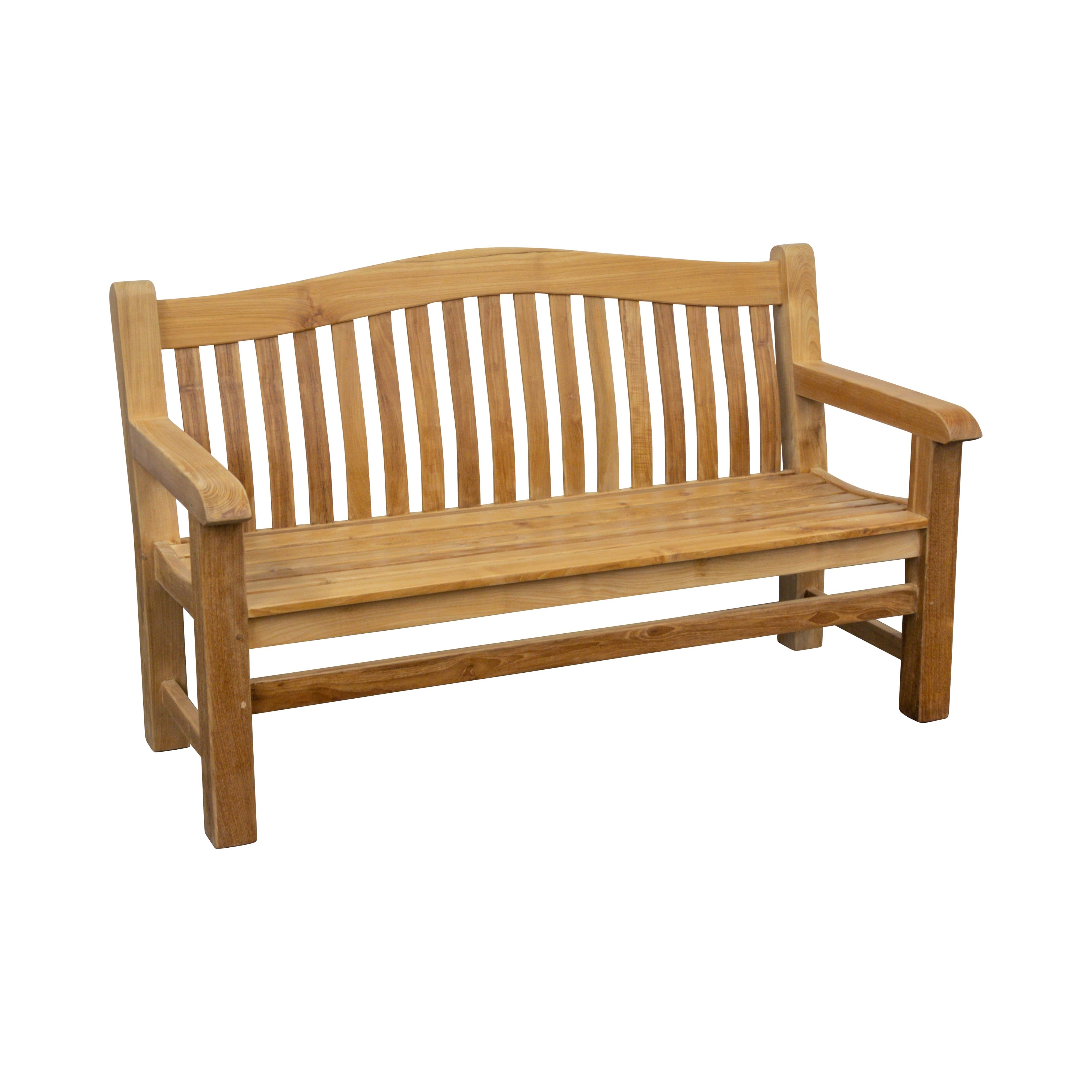 Teak Parkbank Surrey, 156 cm