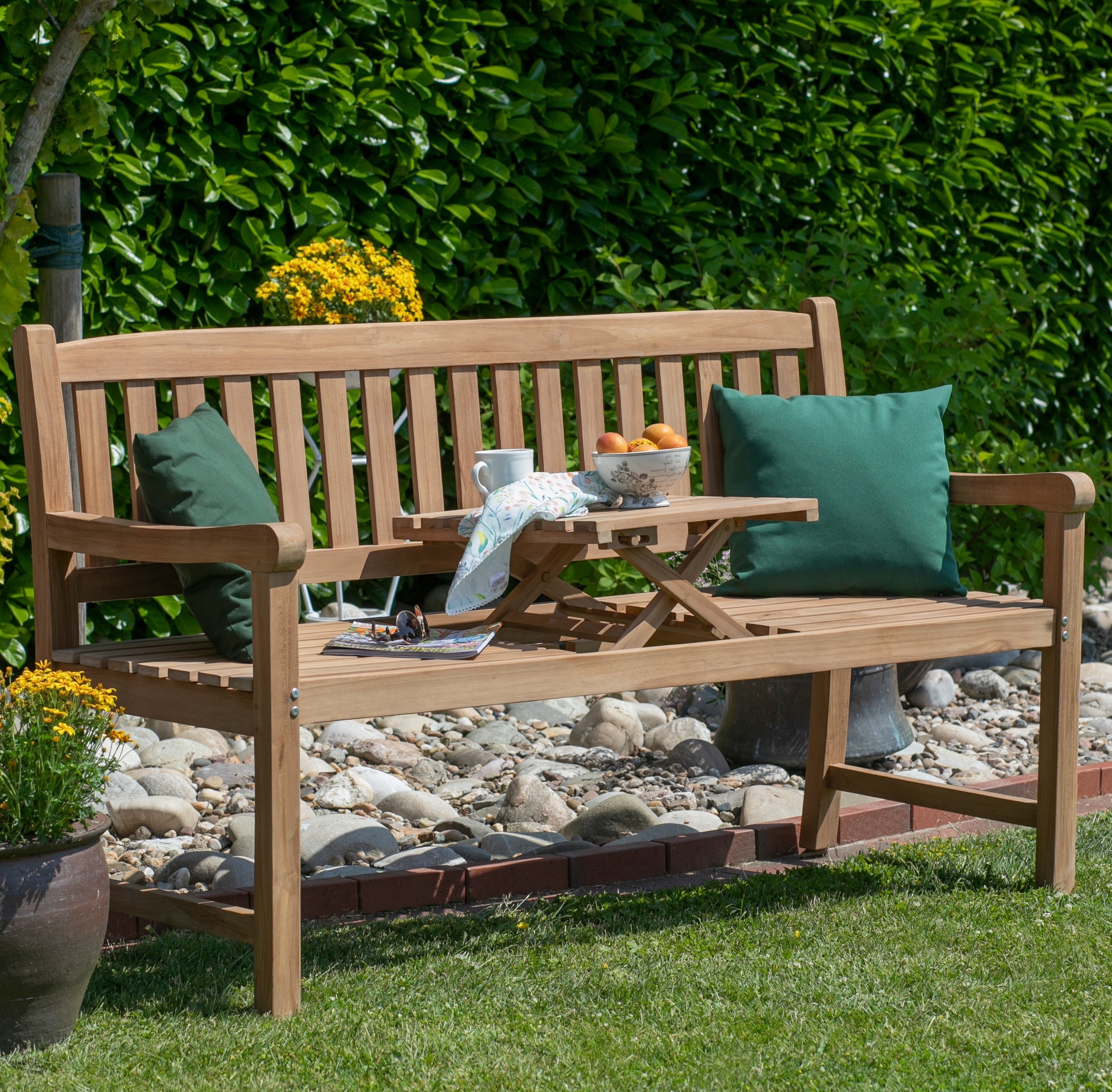 Teak Gartenbank Los Angelos, zerlegt