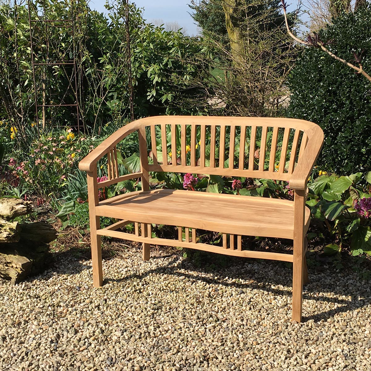 Gartenbank 2-Sitzer wetterfest Oxford, 115 cm