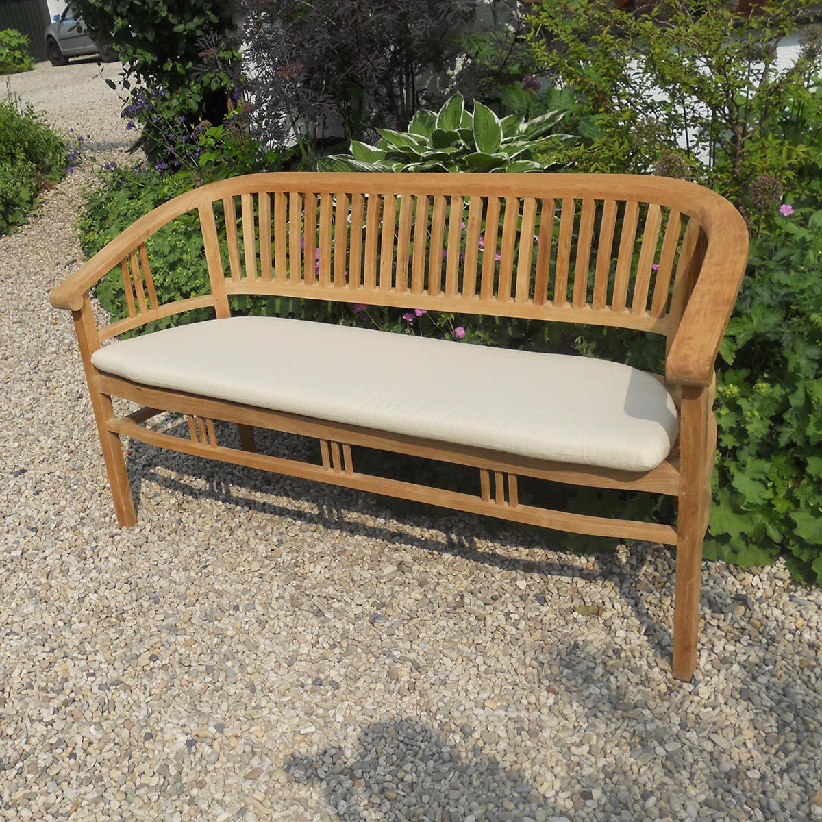 Gartenbank 3-Sitzer wetterfest Oxford, 160 cm