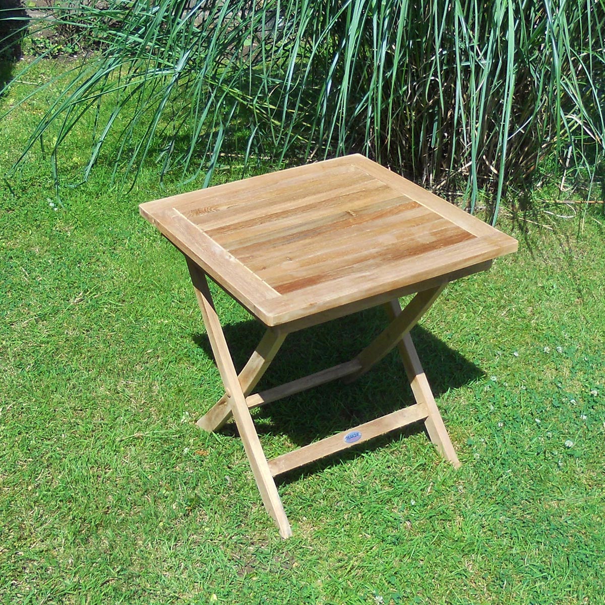 Teak Beistelltisch klappbar Exclusiv - 50x50cm