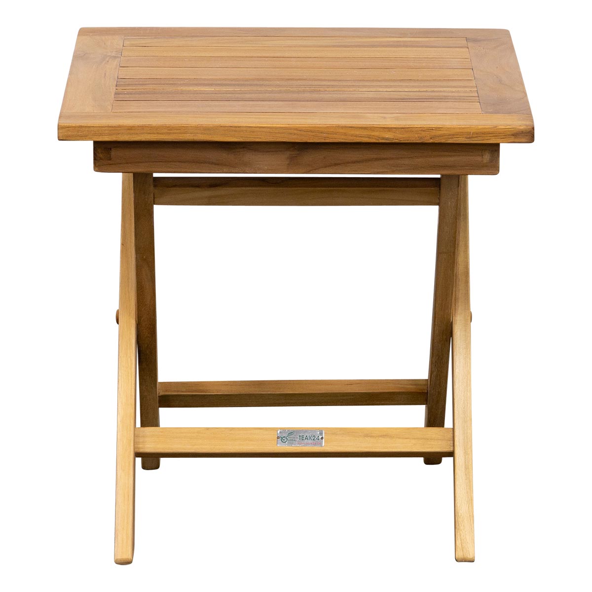 Teak Beistellklapptisch Classic quadratisch - 45 x 45 cm