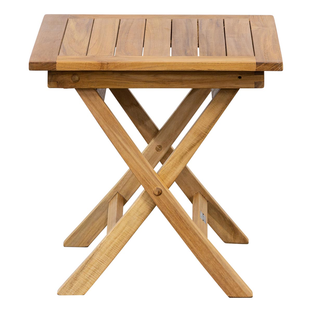 Teak Classic Beistelltisch klappbar quadratisch - 45 x 45 cm