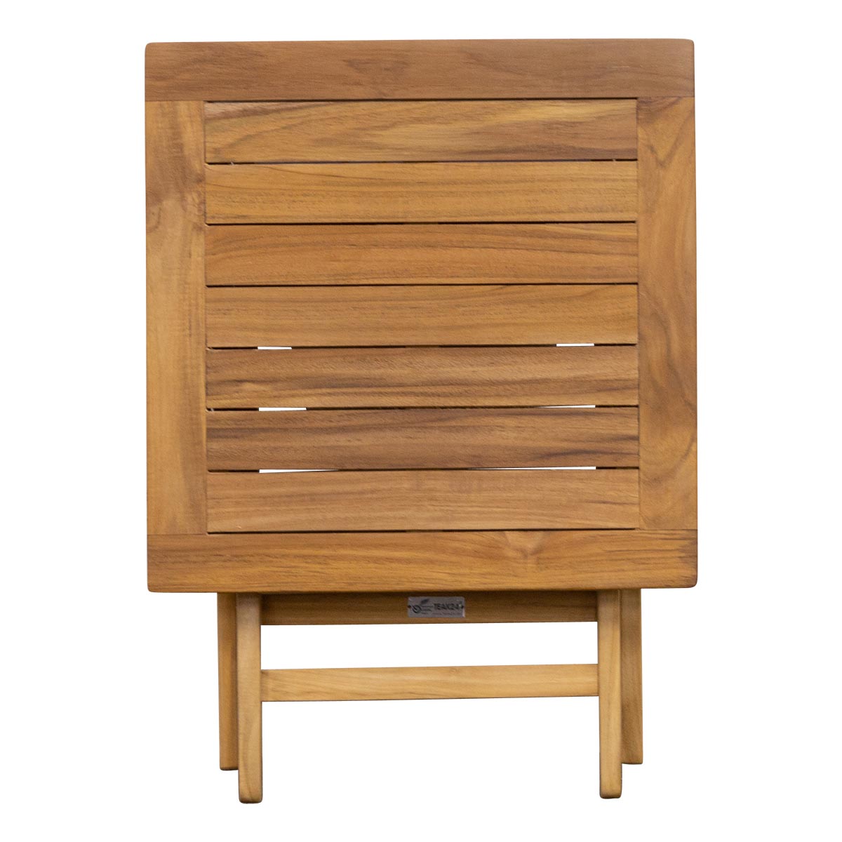 Teak Beistellklapptisch Classic quadratisch - 45 x 45 cm