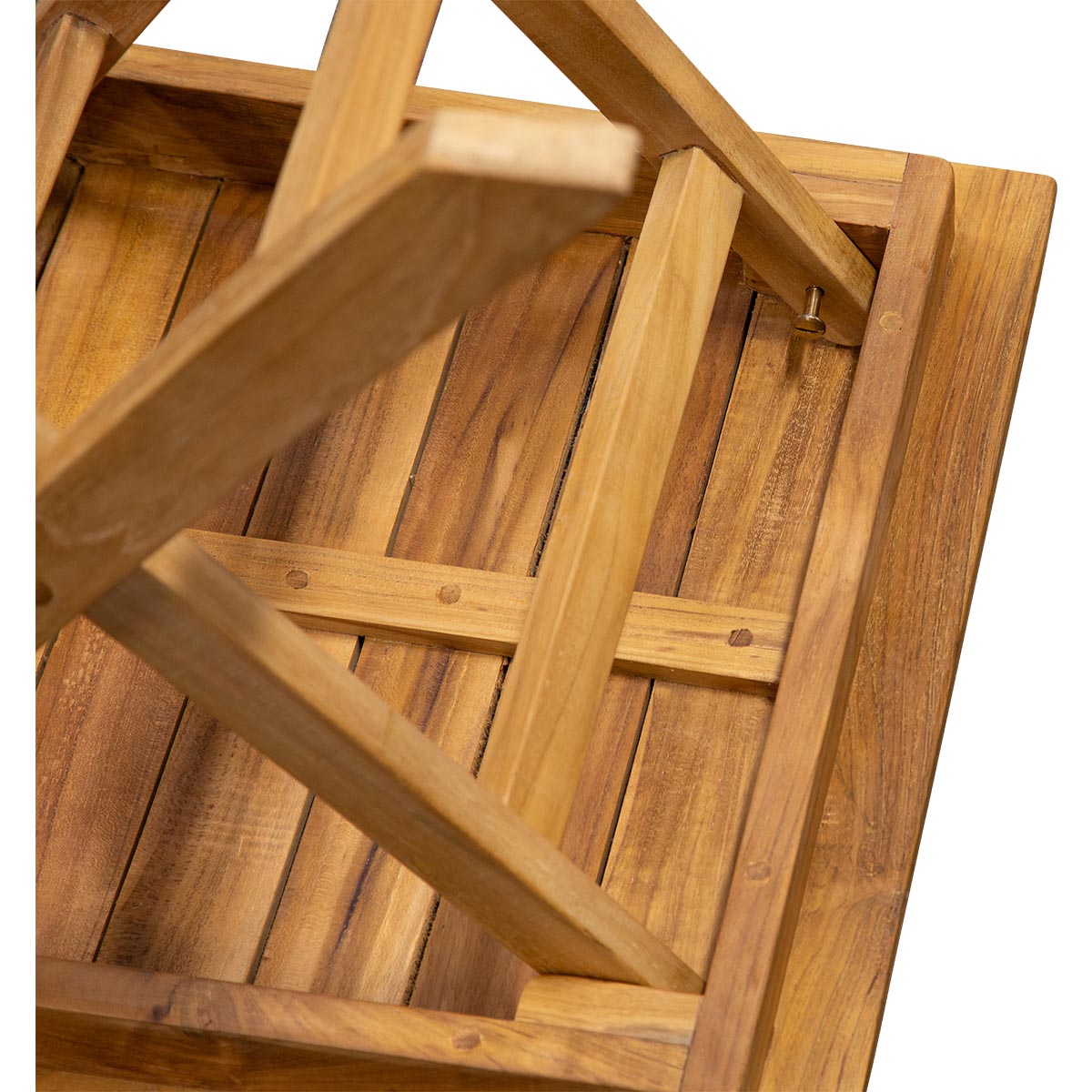 Teak Classic Beistelltisch klappbar quadratisch - 45 x 45 cm