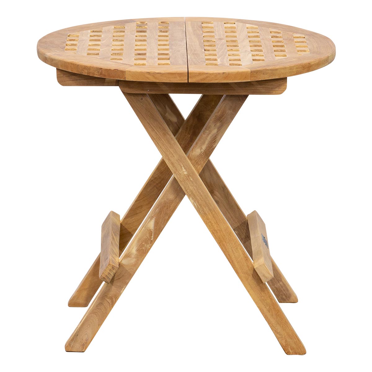 Teak Beistellklapptisch Bali rund 50cm