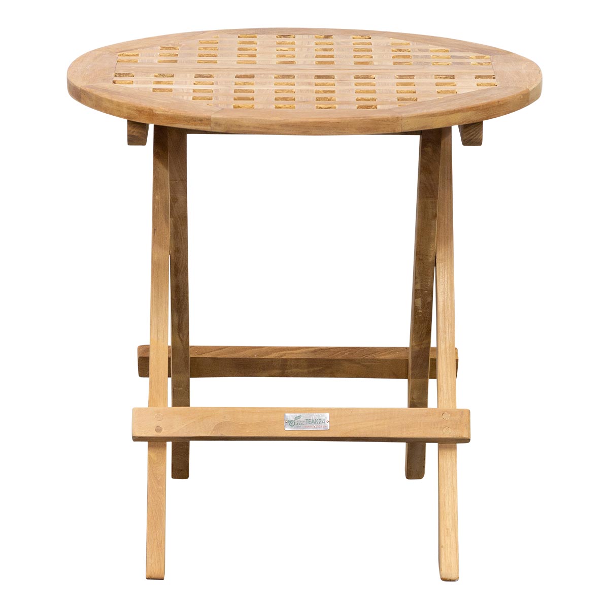 Teak Beistellklapptisch Bali rund 50cm