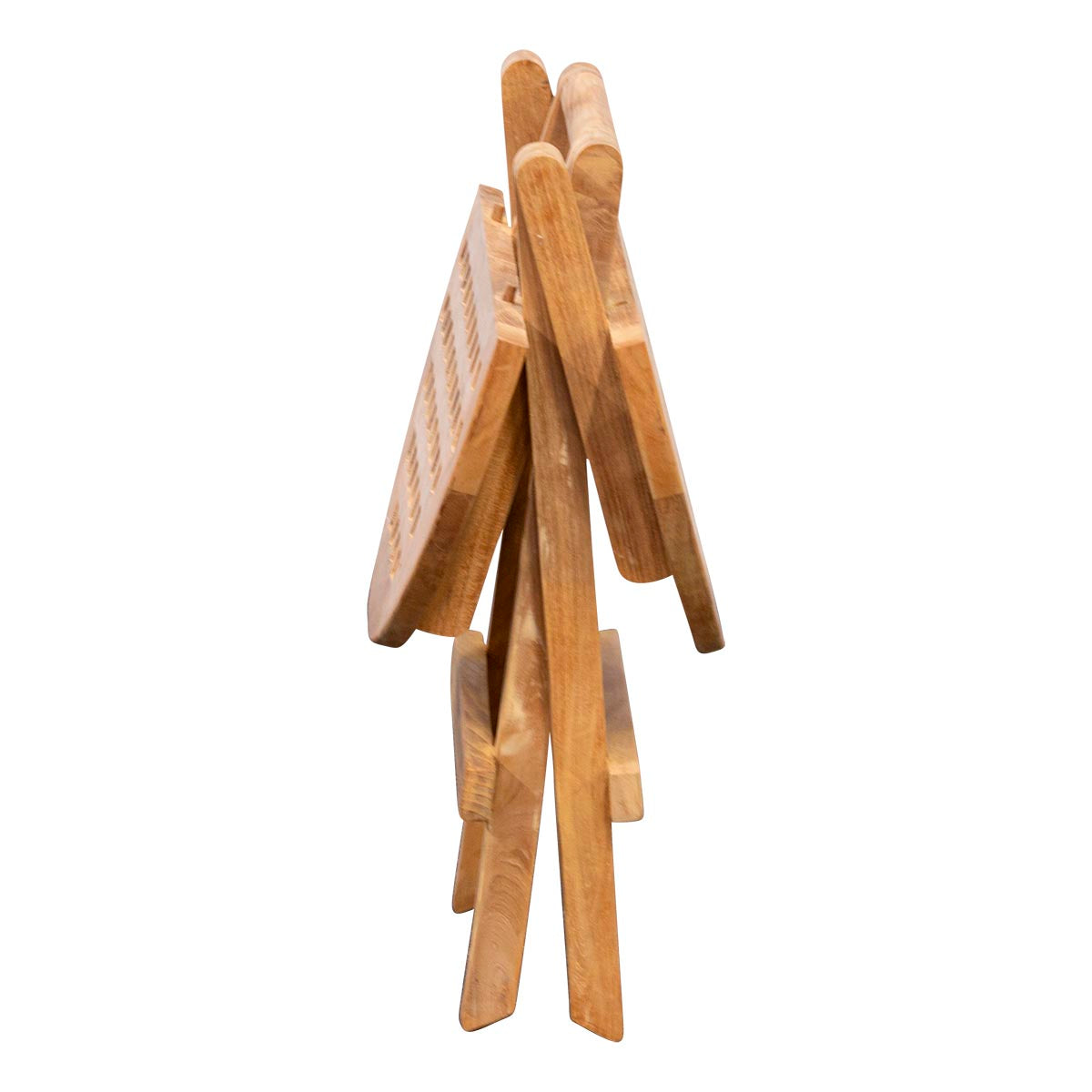 Teak Beistellklapptisch Bali rund 50cm