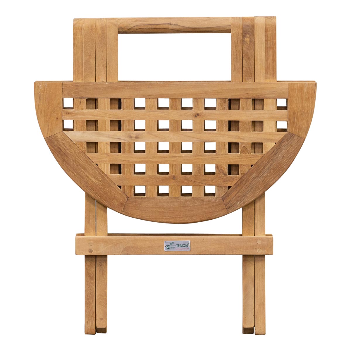 Teak Beistellklapptisch Bali rund 50cm