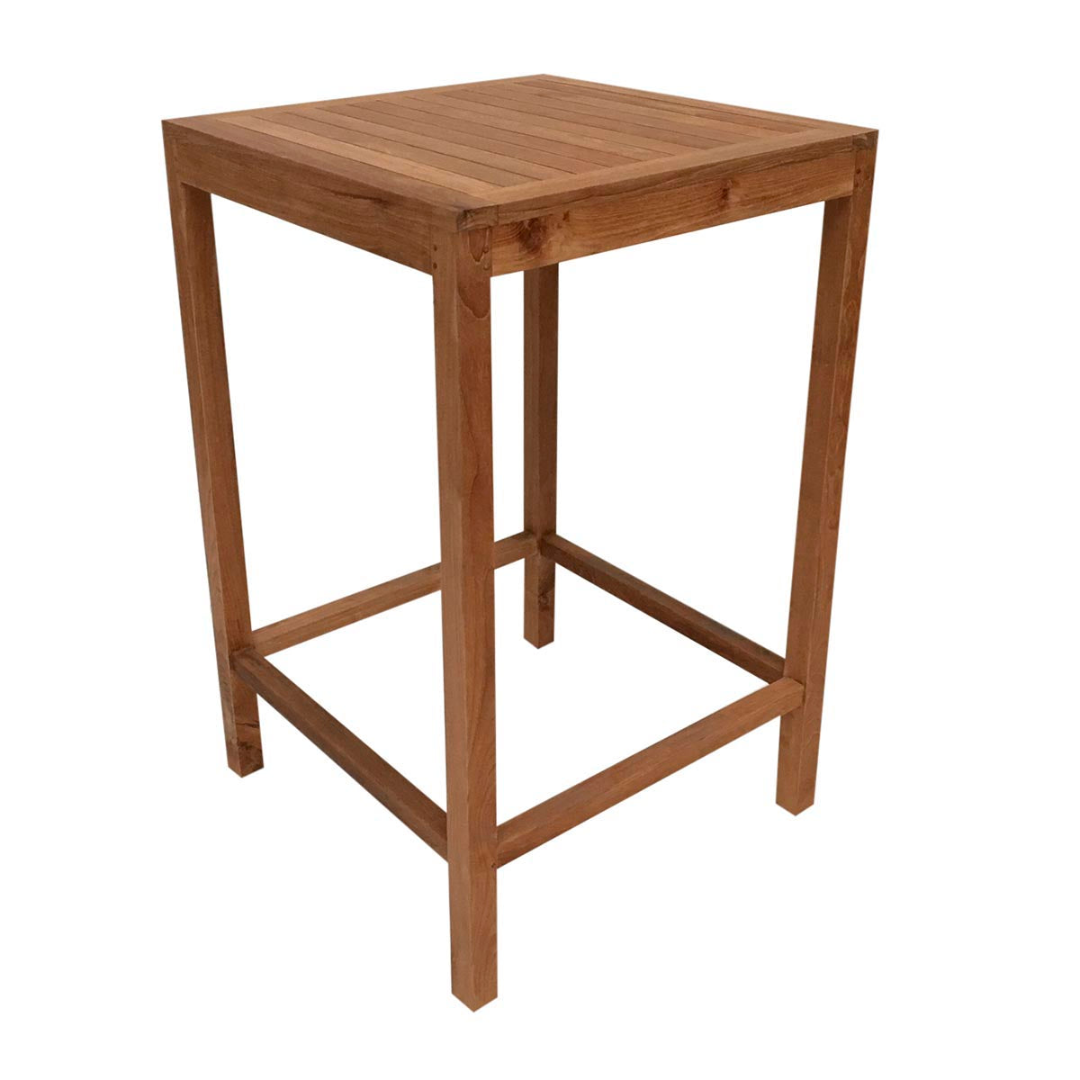 Teak Stehtisch / Bartisch Bristol, 70 x 70 cm