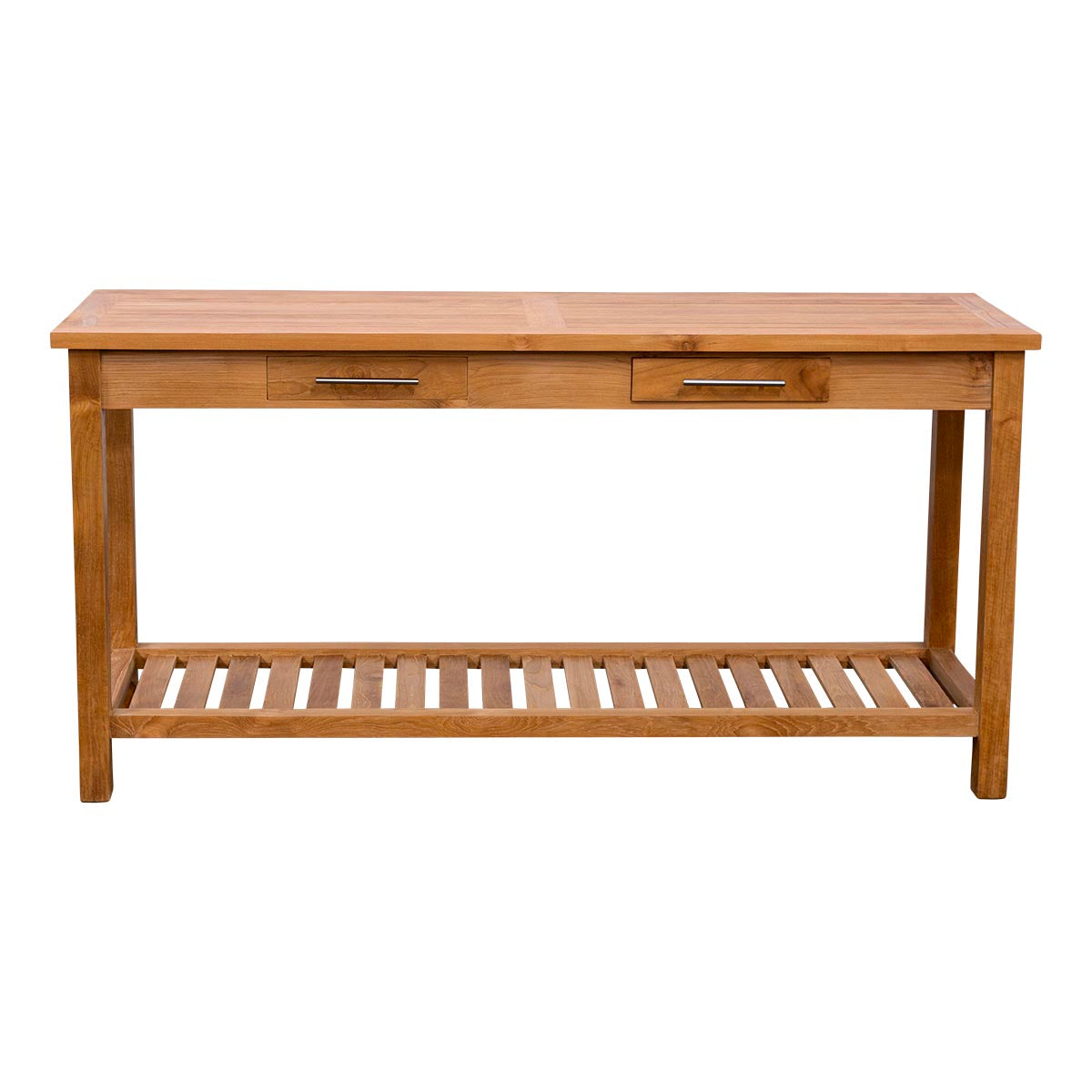 Teak Pflanztisch / Konsolentisch York, 150x45 cm