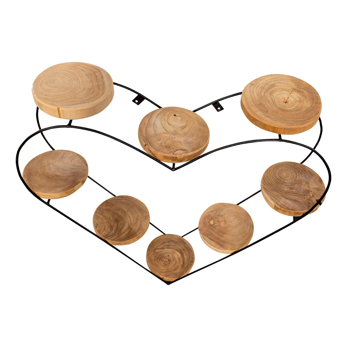 Wanddekoration Herz / Holzherz zum Hängen