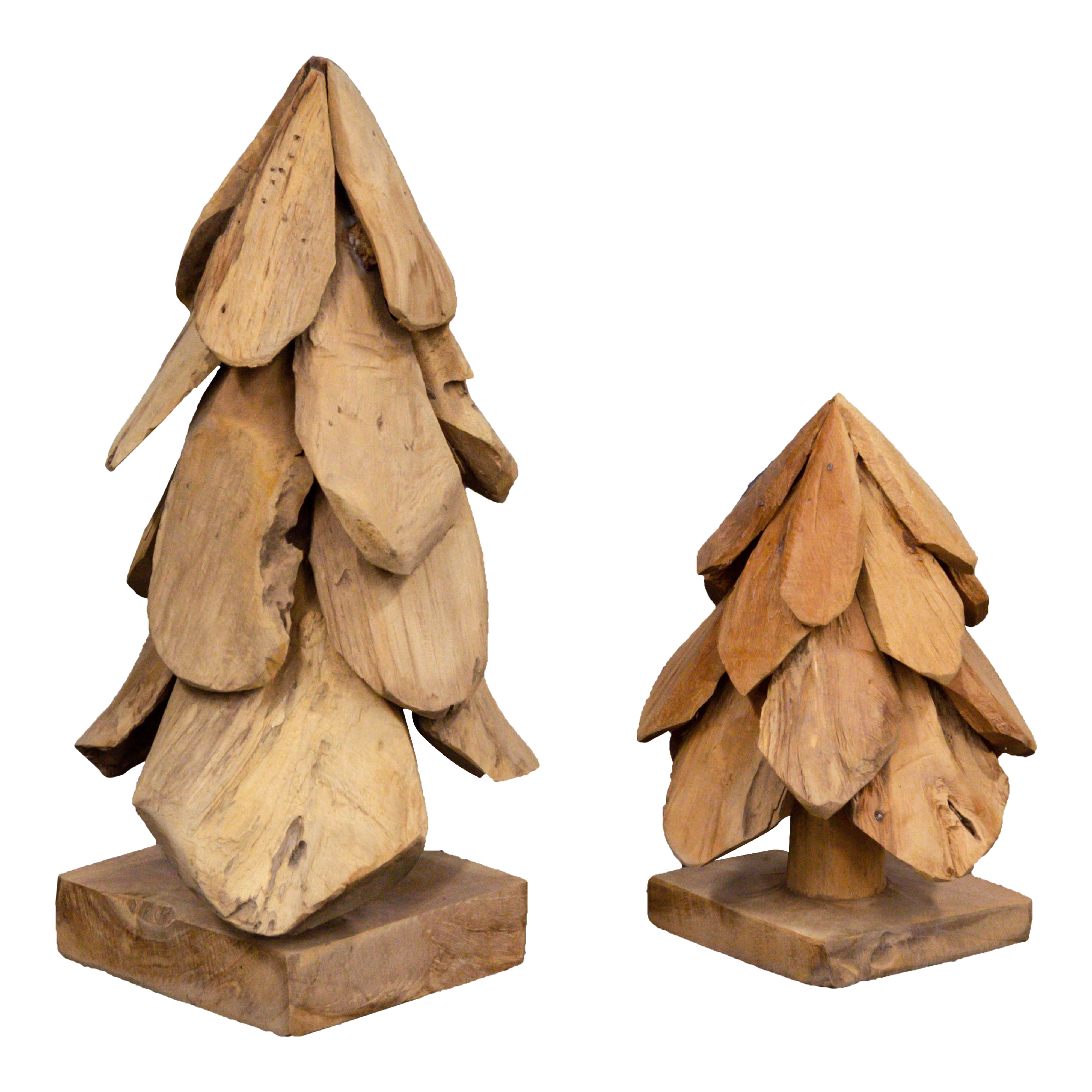 Teak Tannenbaum, Dekofigur, S