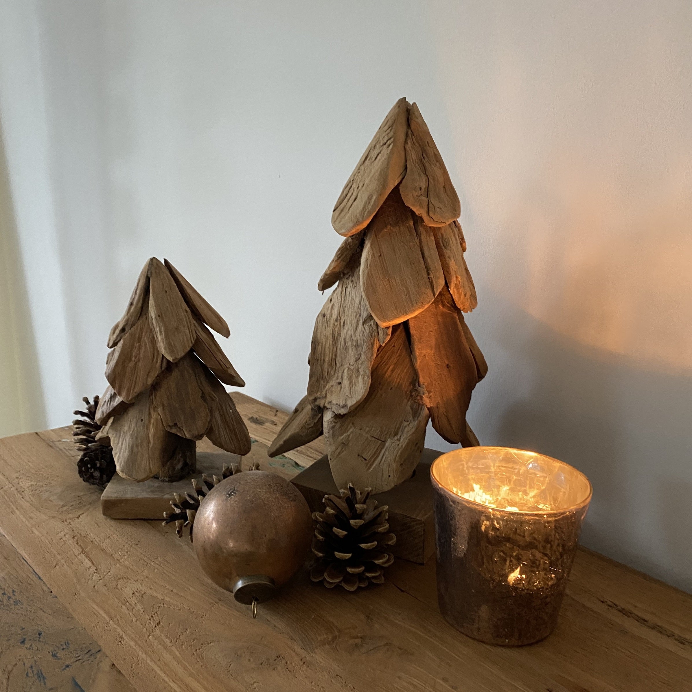 Teak Tannenbaum, Dekofigur, S