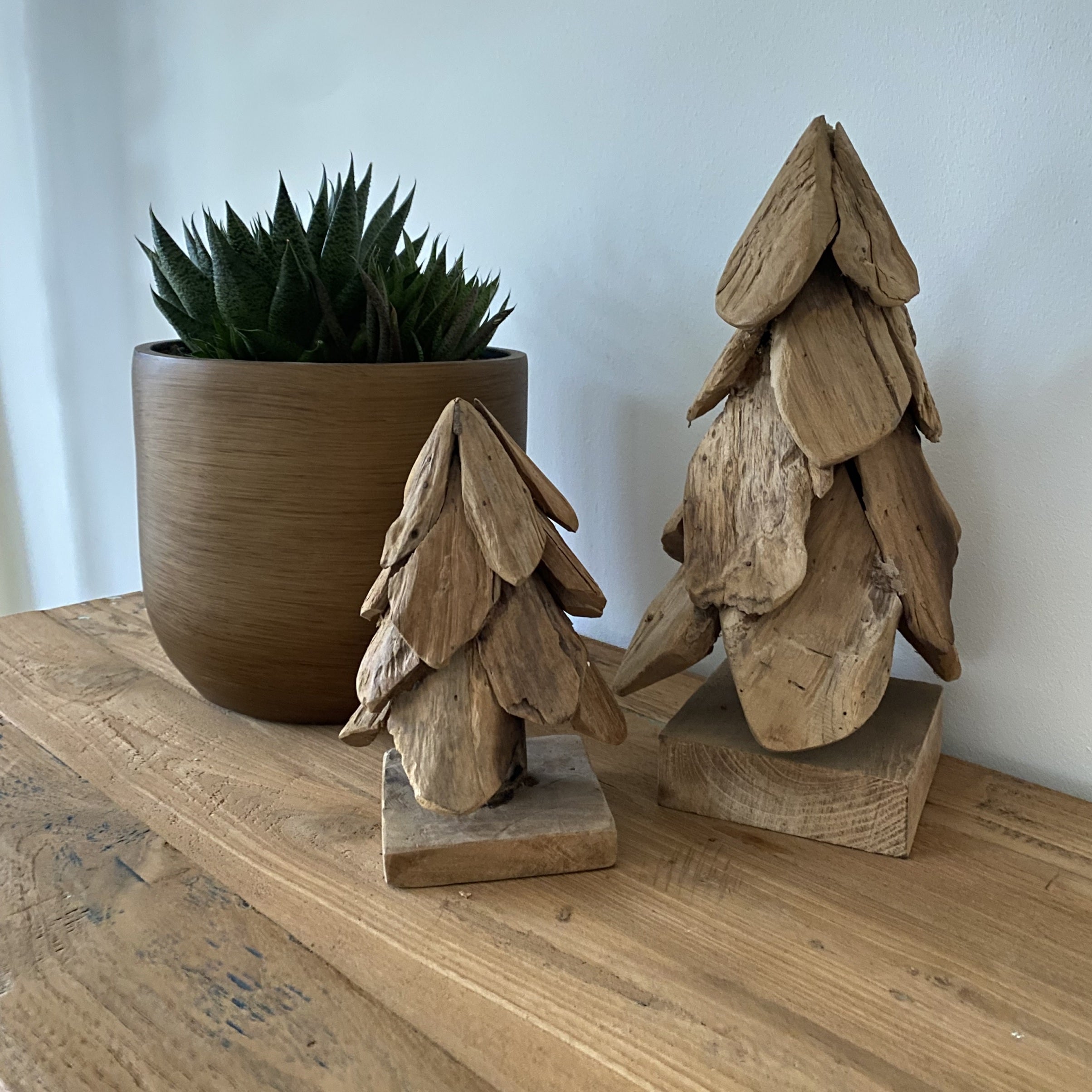Teak Tannenbaum, Dekofigur, S