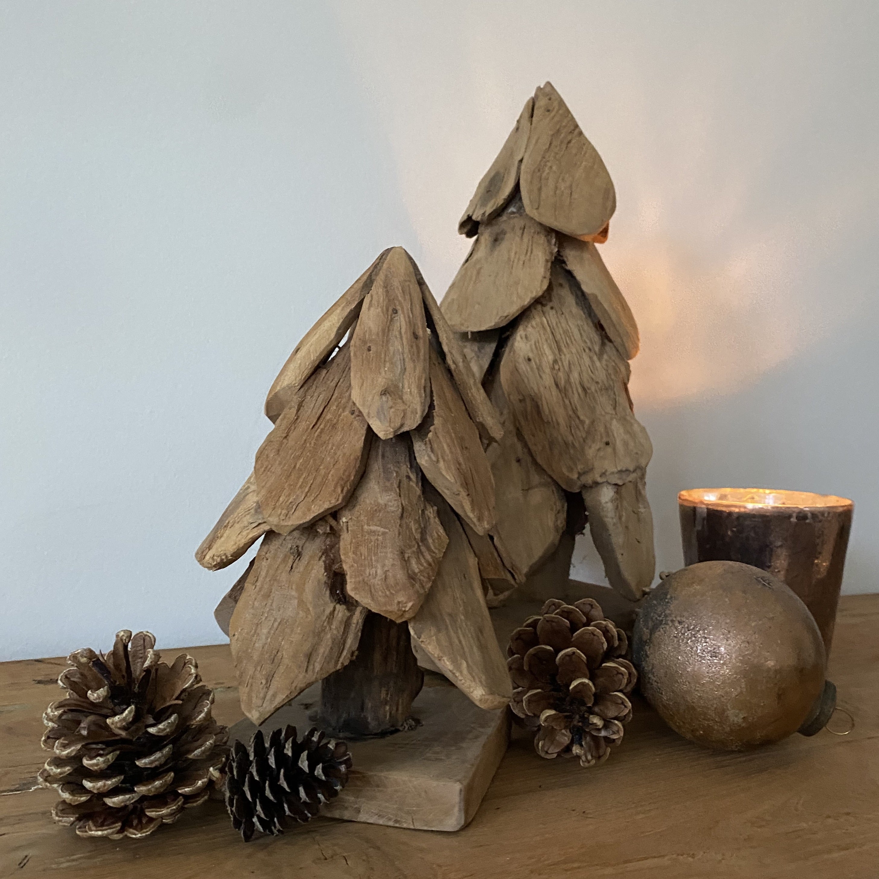Teak Tannenbaum, Dekofigur, L