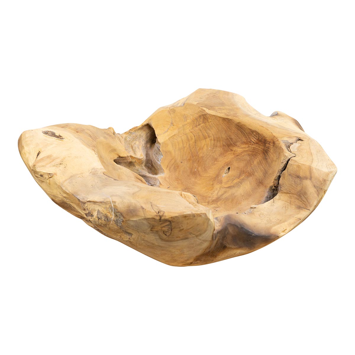 Wurzelholzschale, L- ca. 40cm D