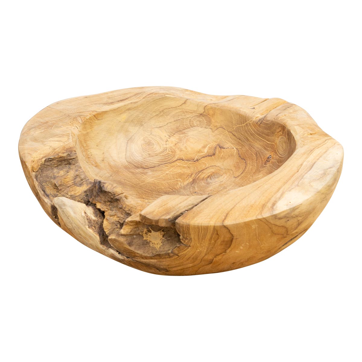 Wurzelholzschale, L- ca. 40cm D