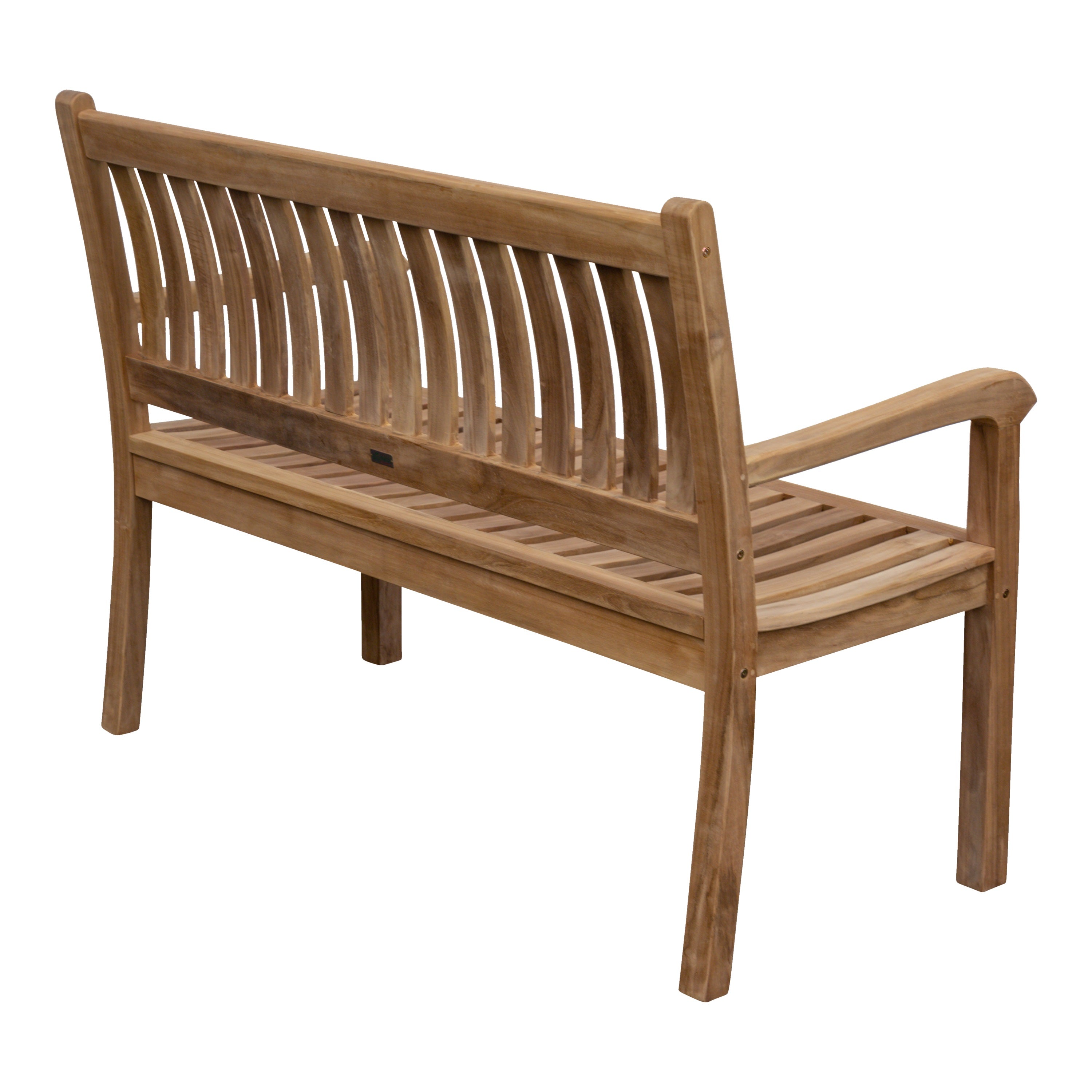 Teak Gartenbank Beaufort, verschraubt, 130 cm, Selbstmontage