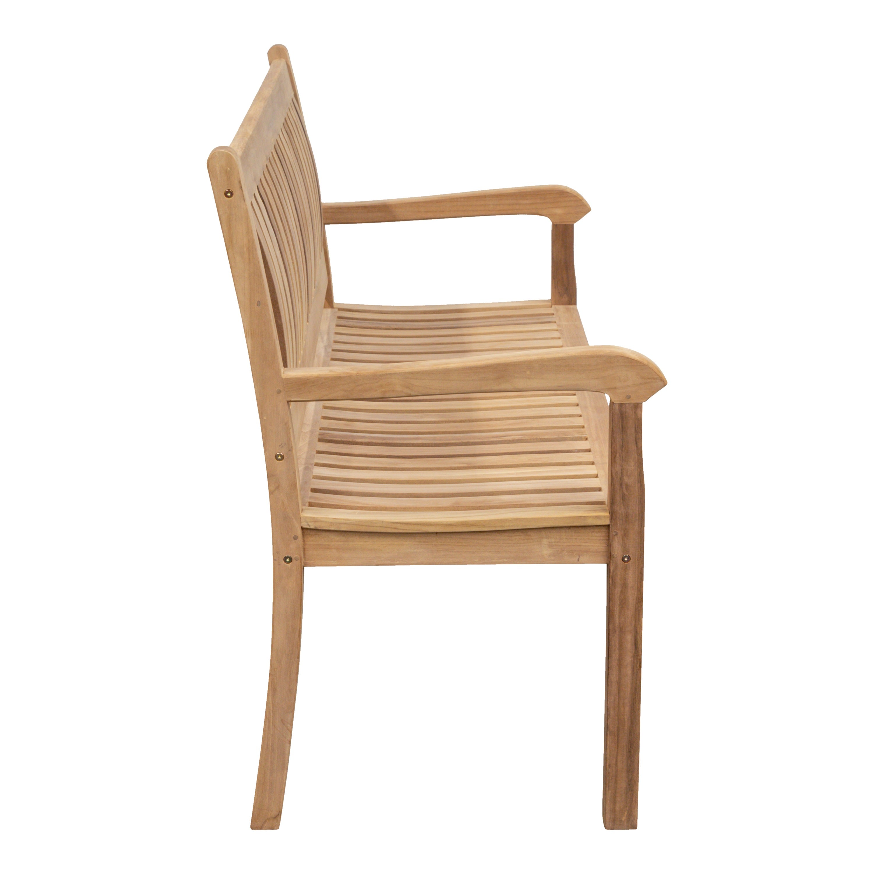 Teak Gartenbank Beaufort, verschraubt, 150 cm, Selbstmontage