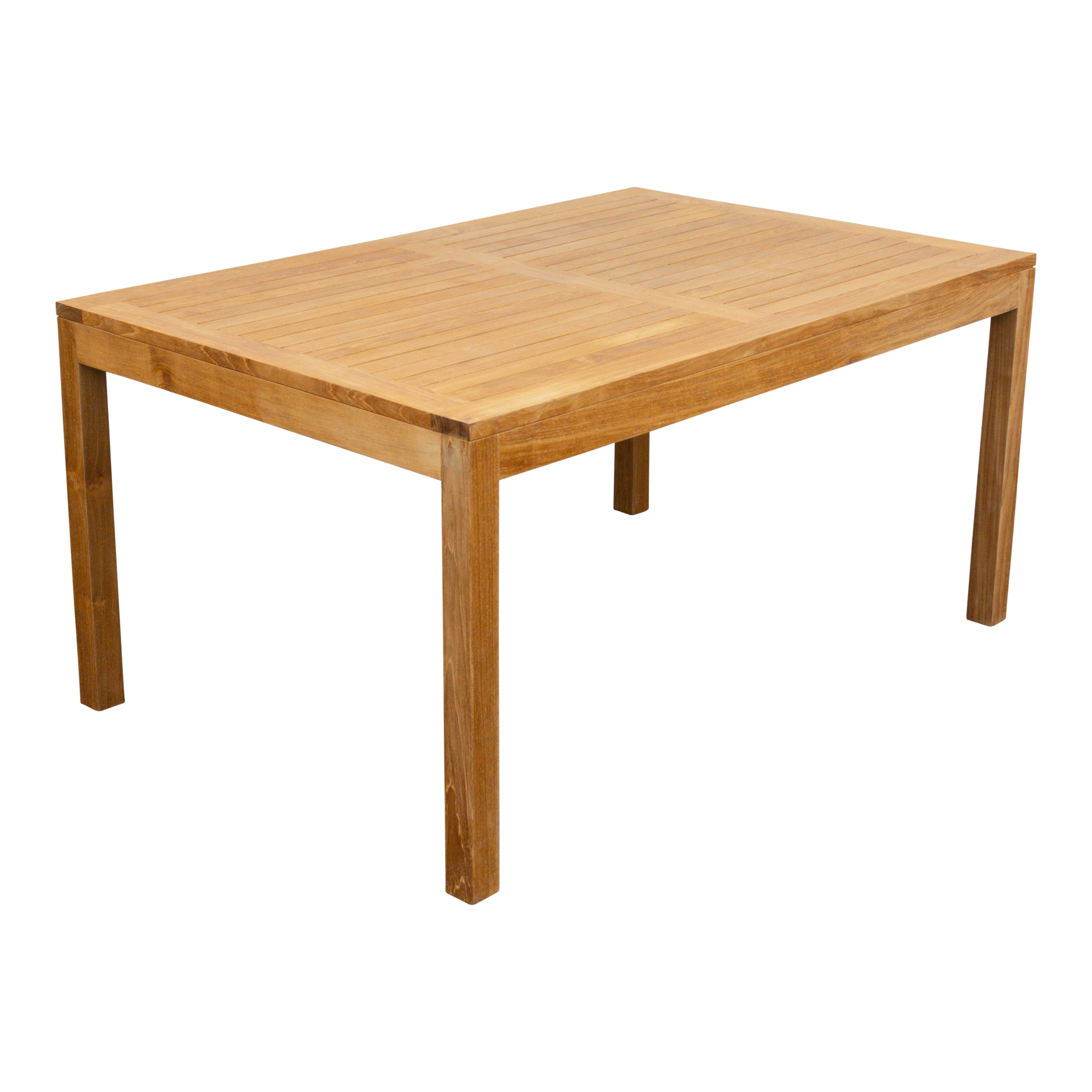 Teak Bistrotisch Bristol, rechteckig, 120x80cm