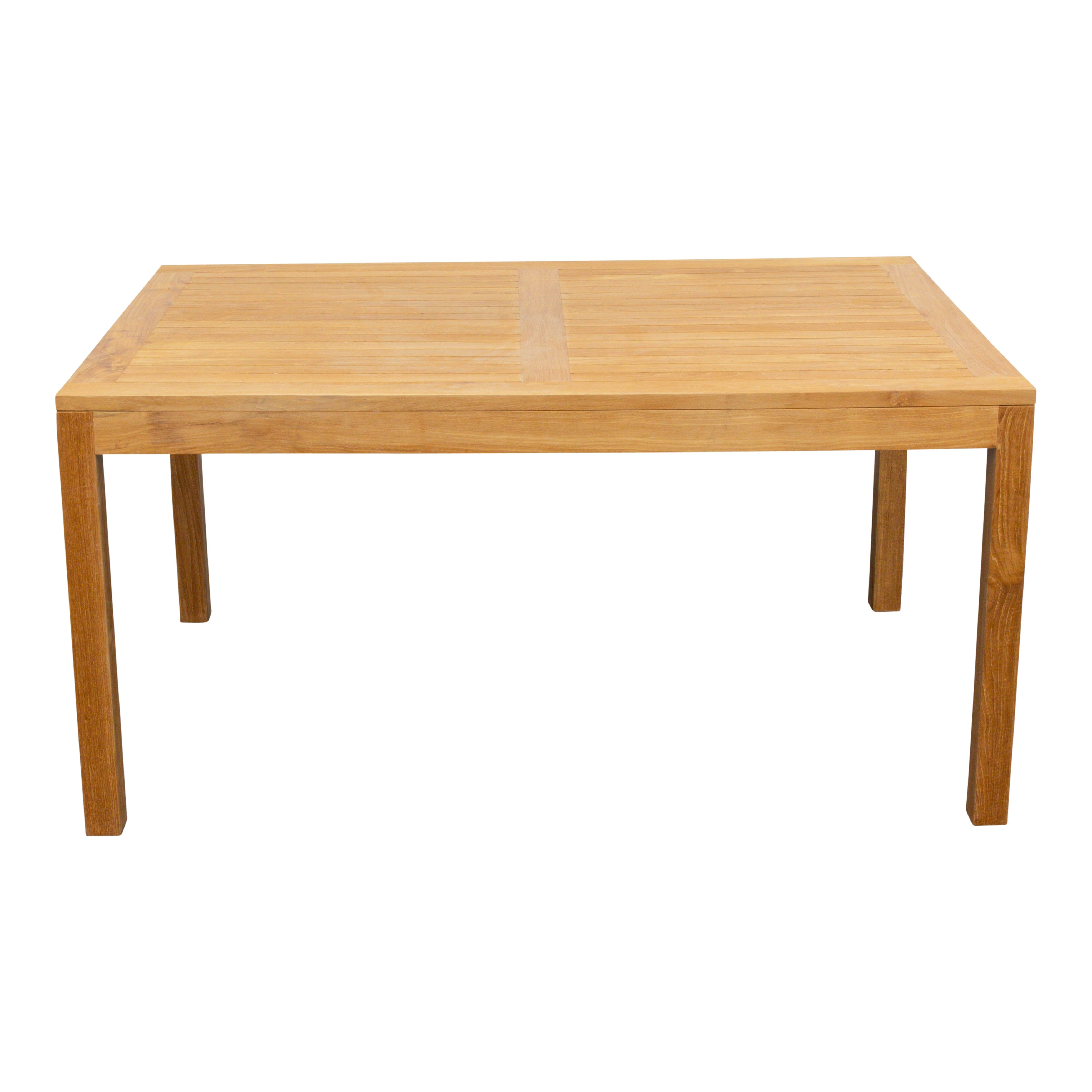 Teak Bistrotisch Bristol, rechteckig, 120x80cm