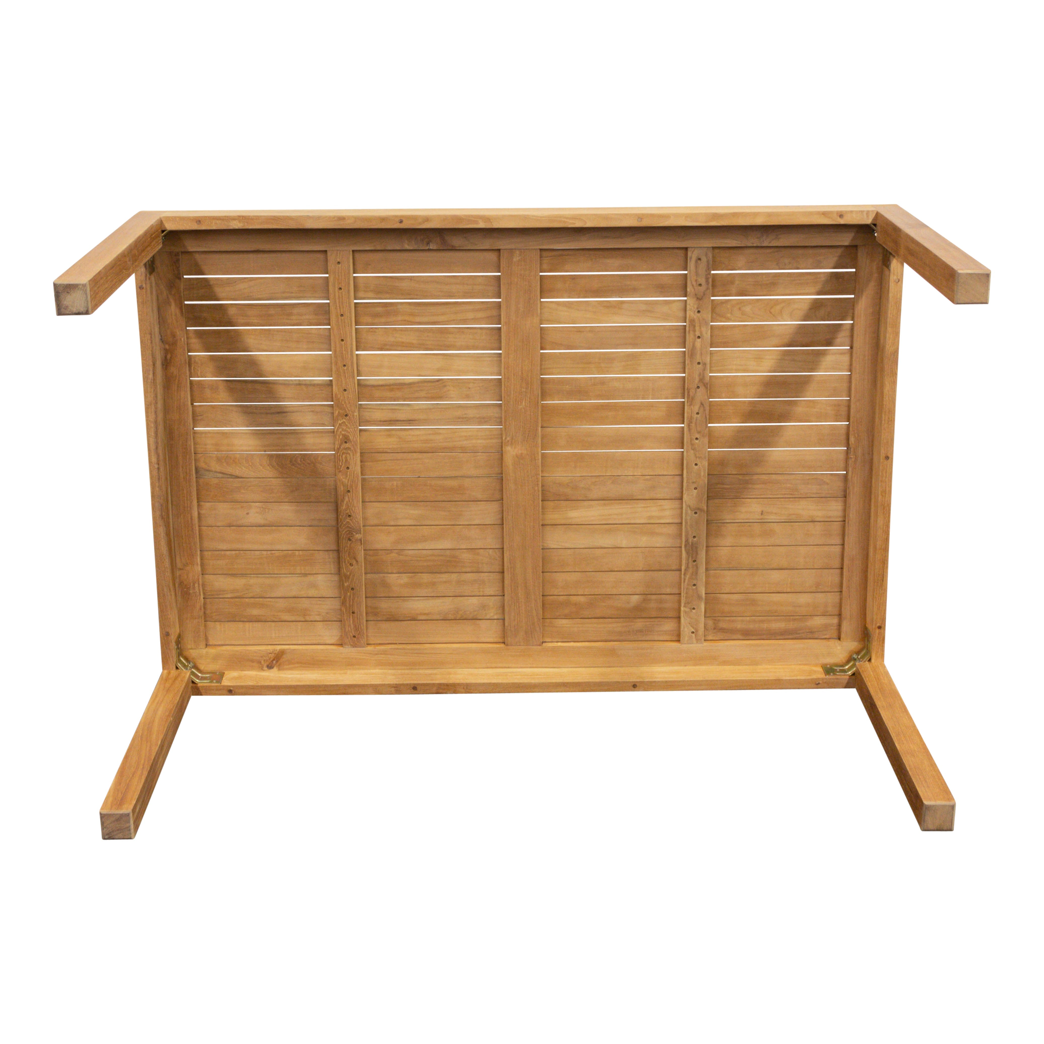 Teak Bistrotisch Bristol, rechteckig, 120x80cm