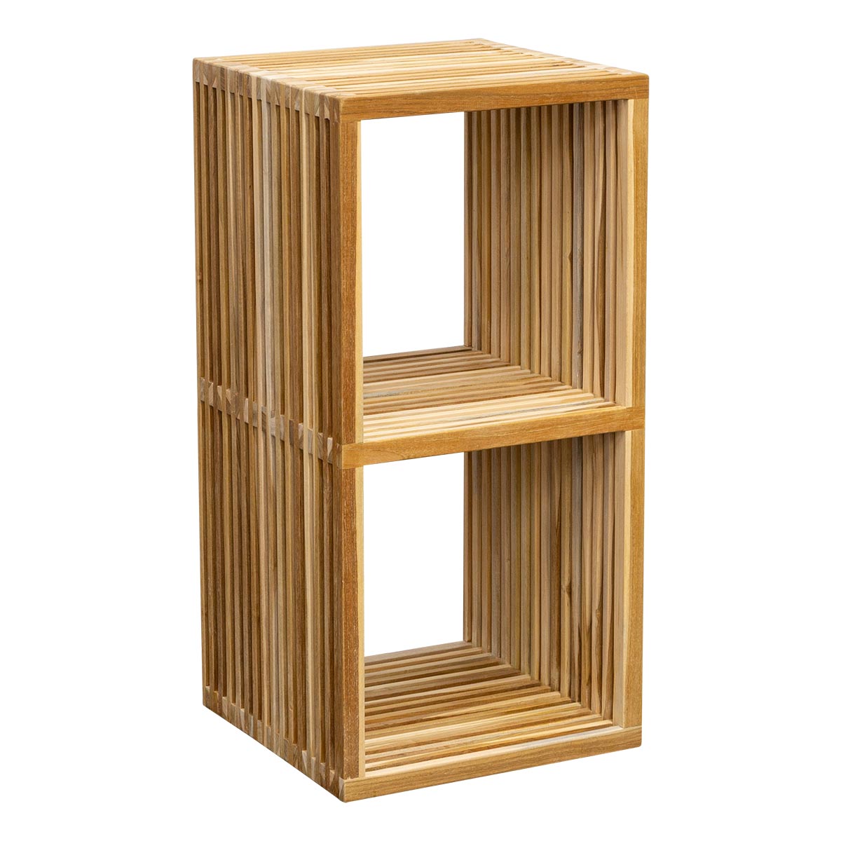 Teak Regal Sylt - rechteckig, 80 cm