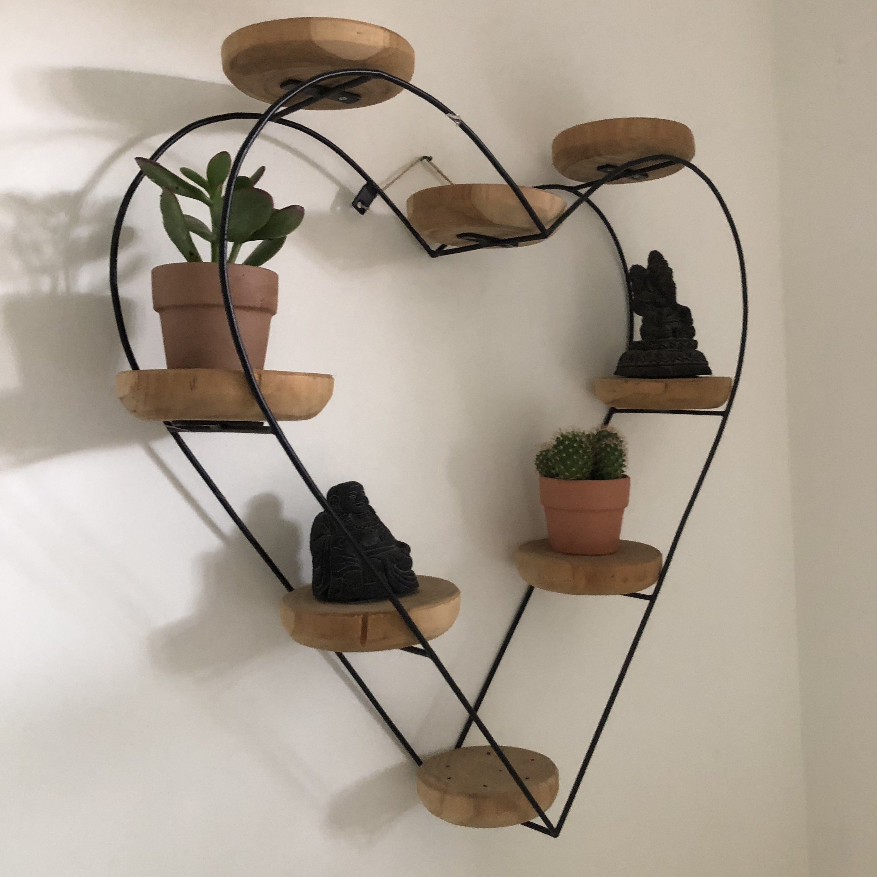 Wanddekoration Herz / Holzherz zum Hängen