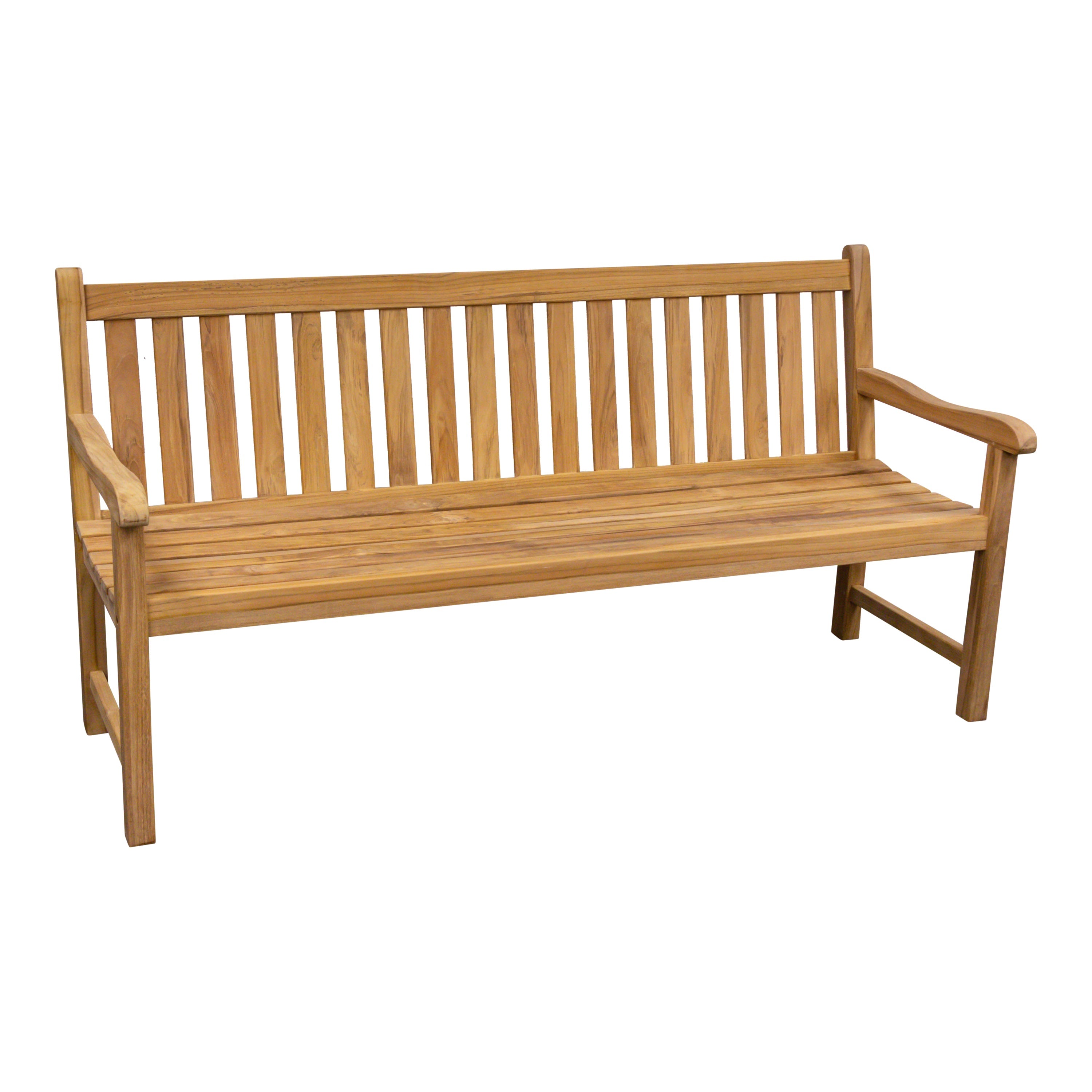 Teak Gartenbank Riva, verschraubt, Selbstmontage, 180cm