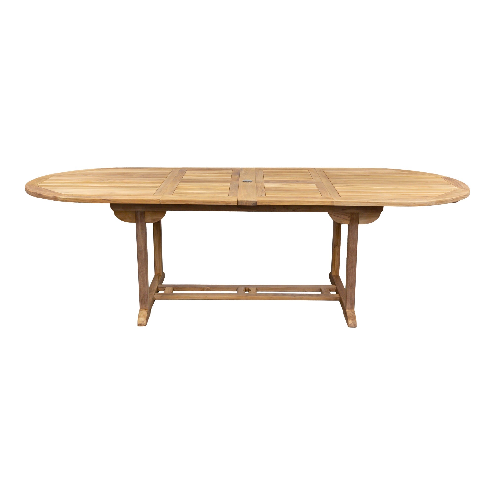 Ausziehbarer Gartentisch Exclusiv, oval, 180/260 x 100cm