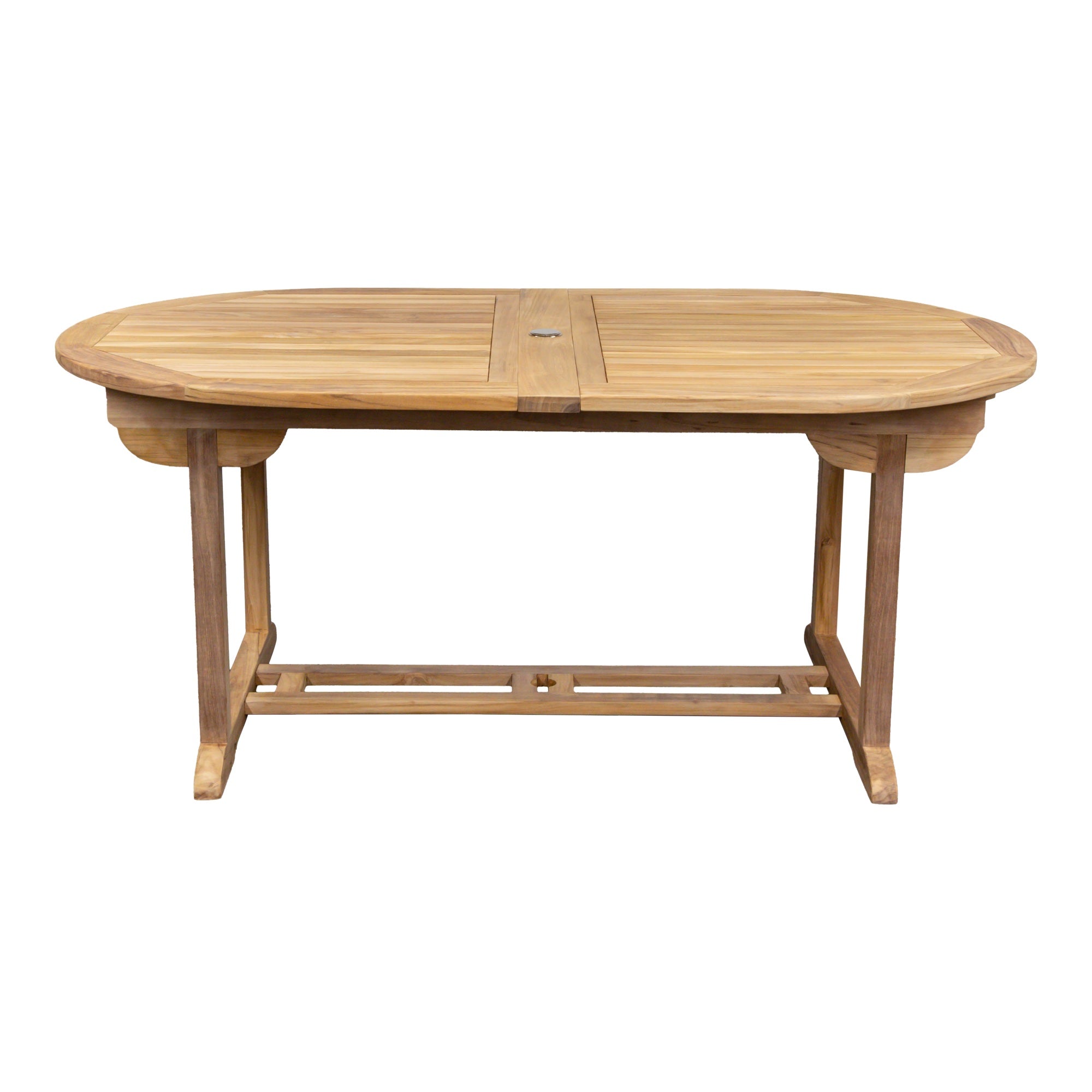 Ausziehbarer Gartentisch Exclusiv, oval, 200/300 x 120cm