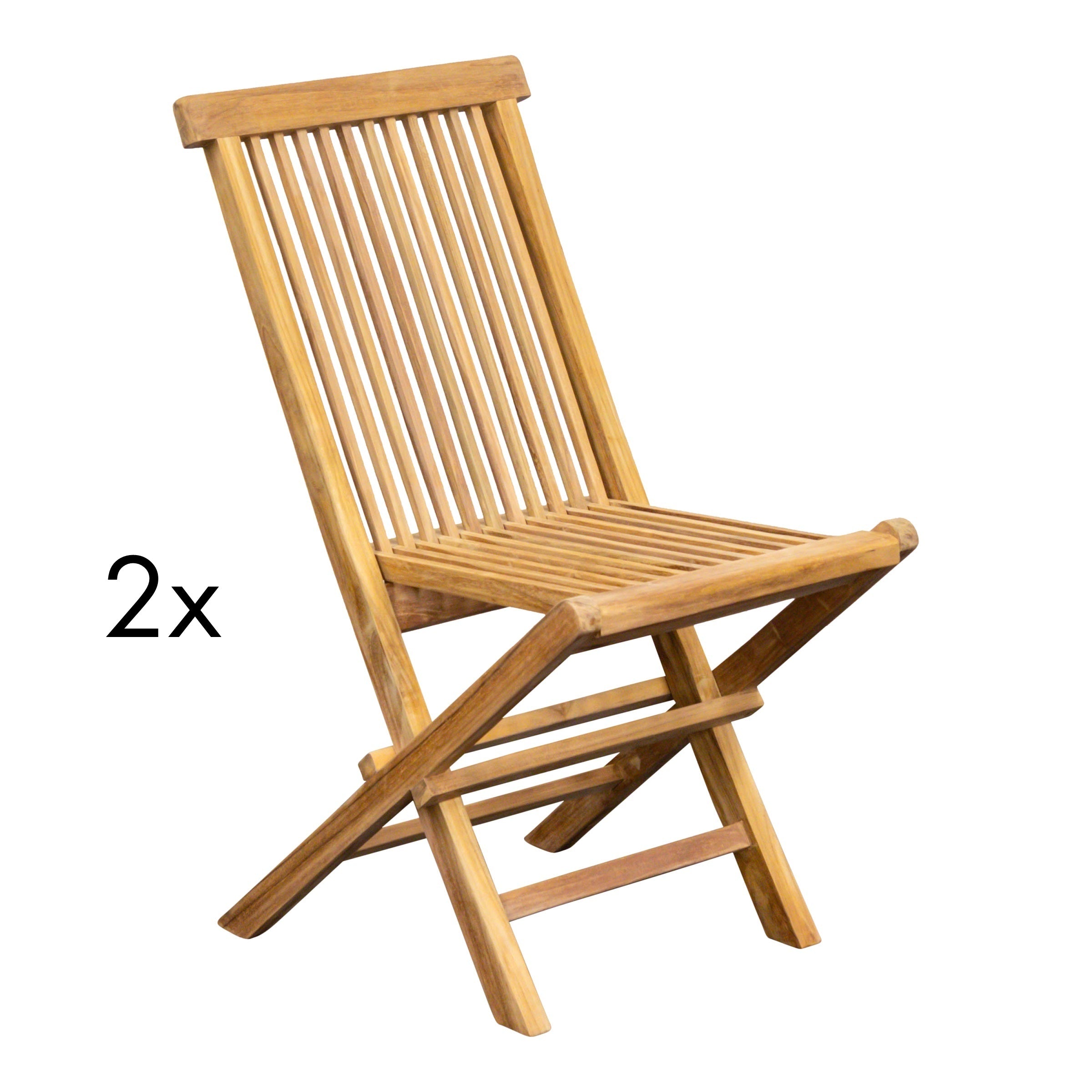 Gartenstuhl Indo klappbar, 2er Set