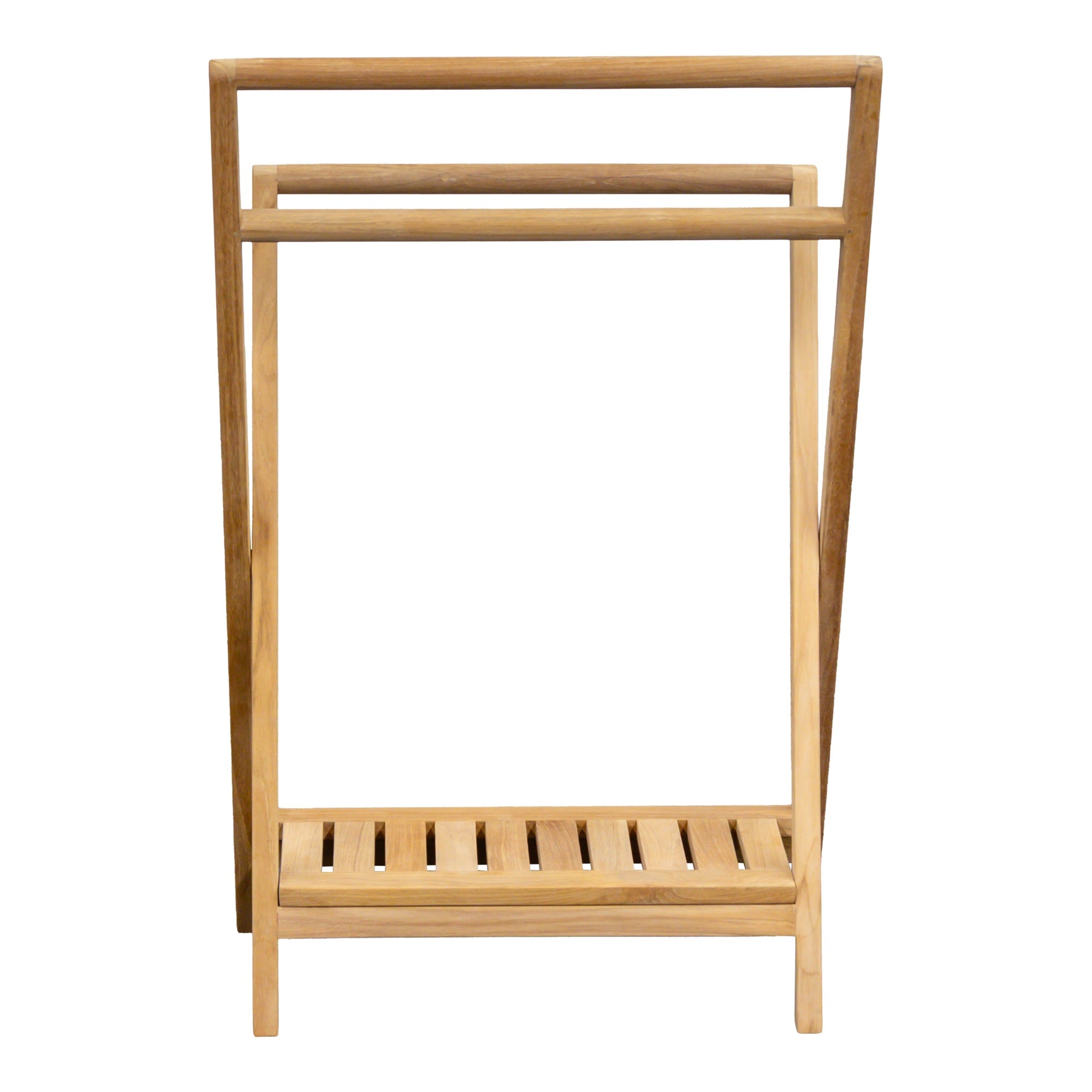 Teak Handtuchständer