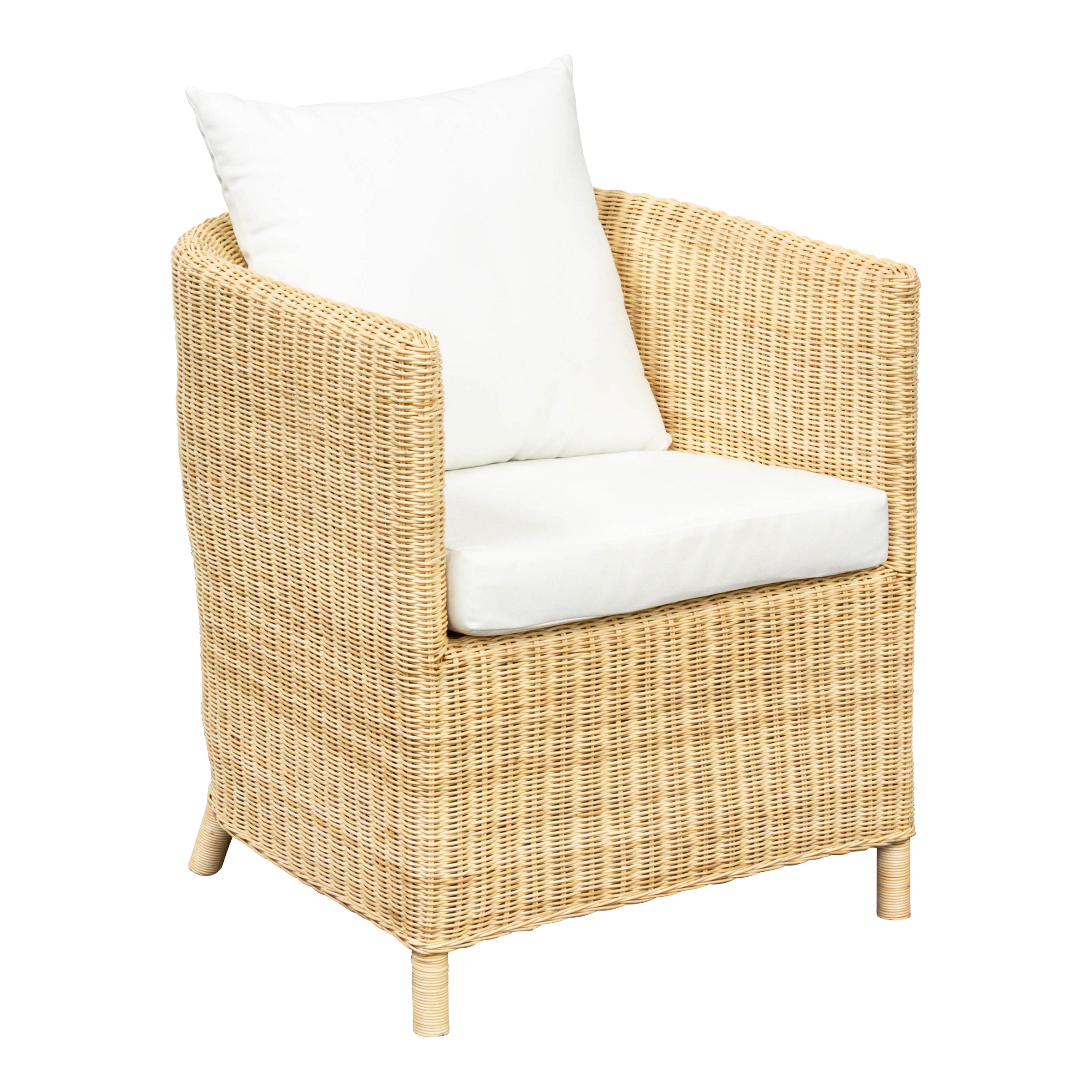 Rattansessel Hiltona, natur, inkl. Kissen