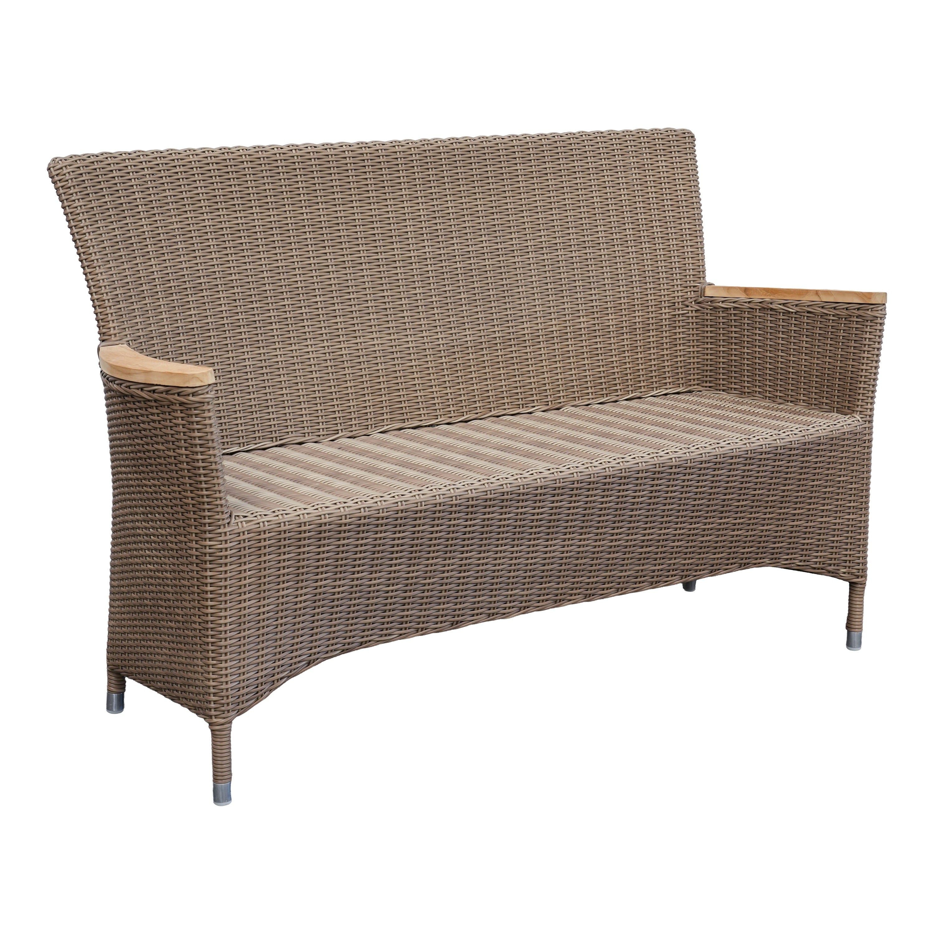 Geflechtsofa Sapporo, kubu natur