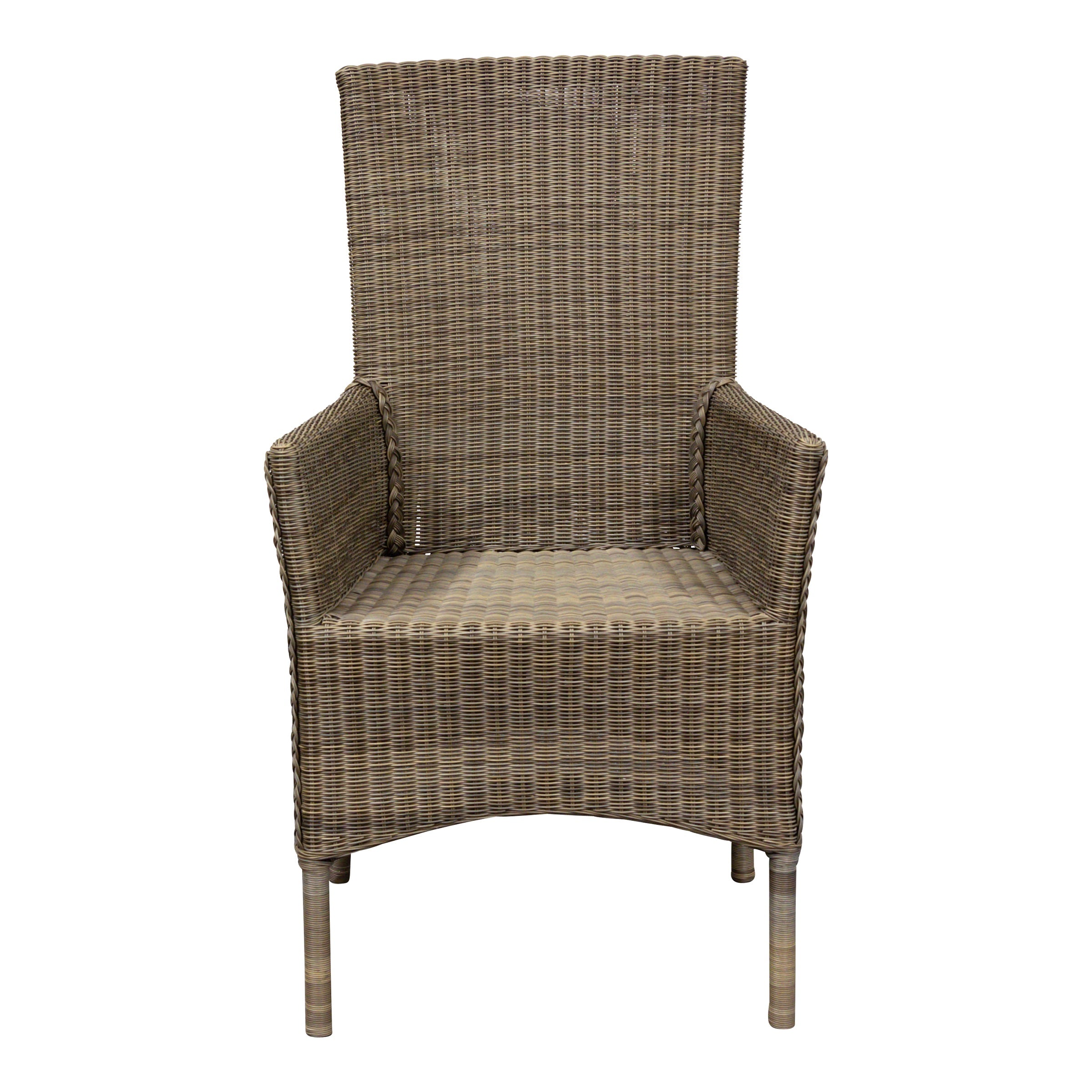 Gartensessel Para, grau, Polyrattan