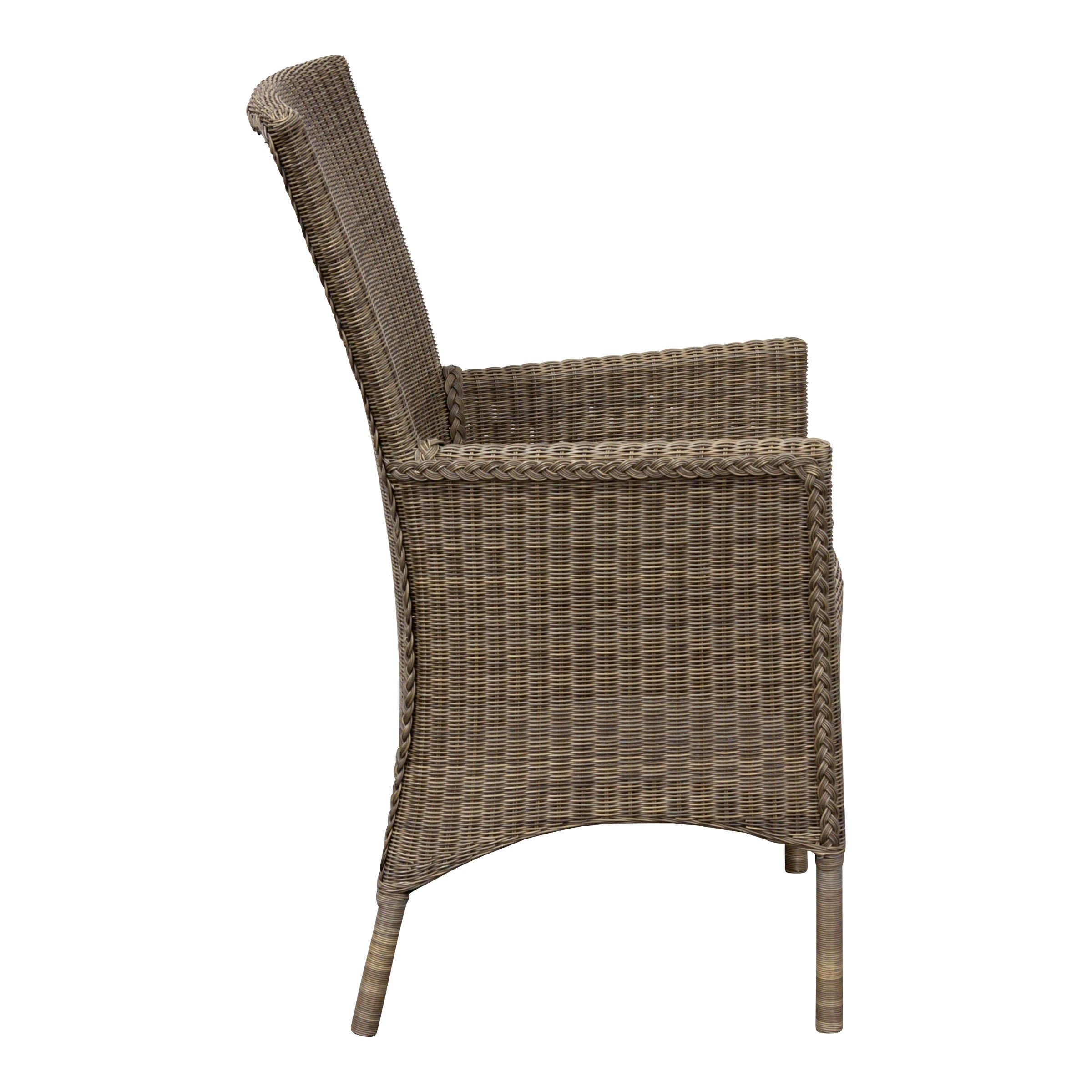Gartensessel Para, grau, Polyrattan