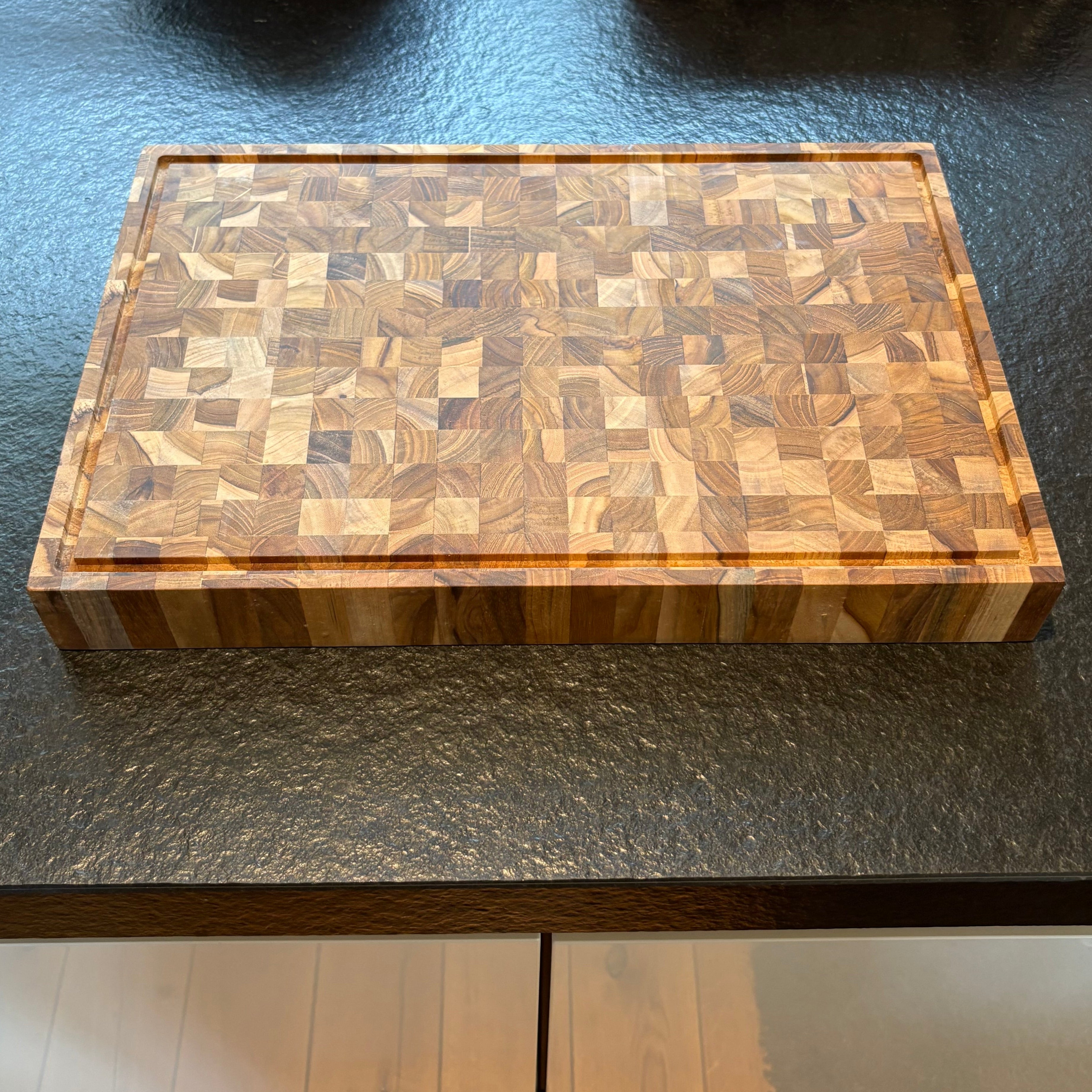 Schneidebrett Teakholz, 45x30x5cm, L