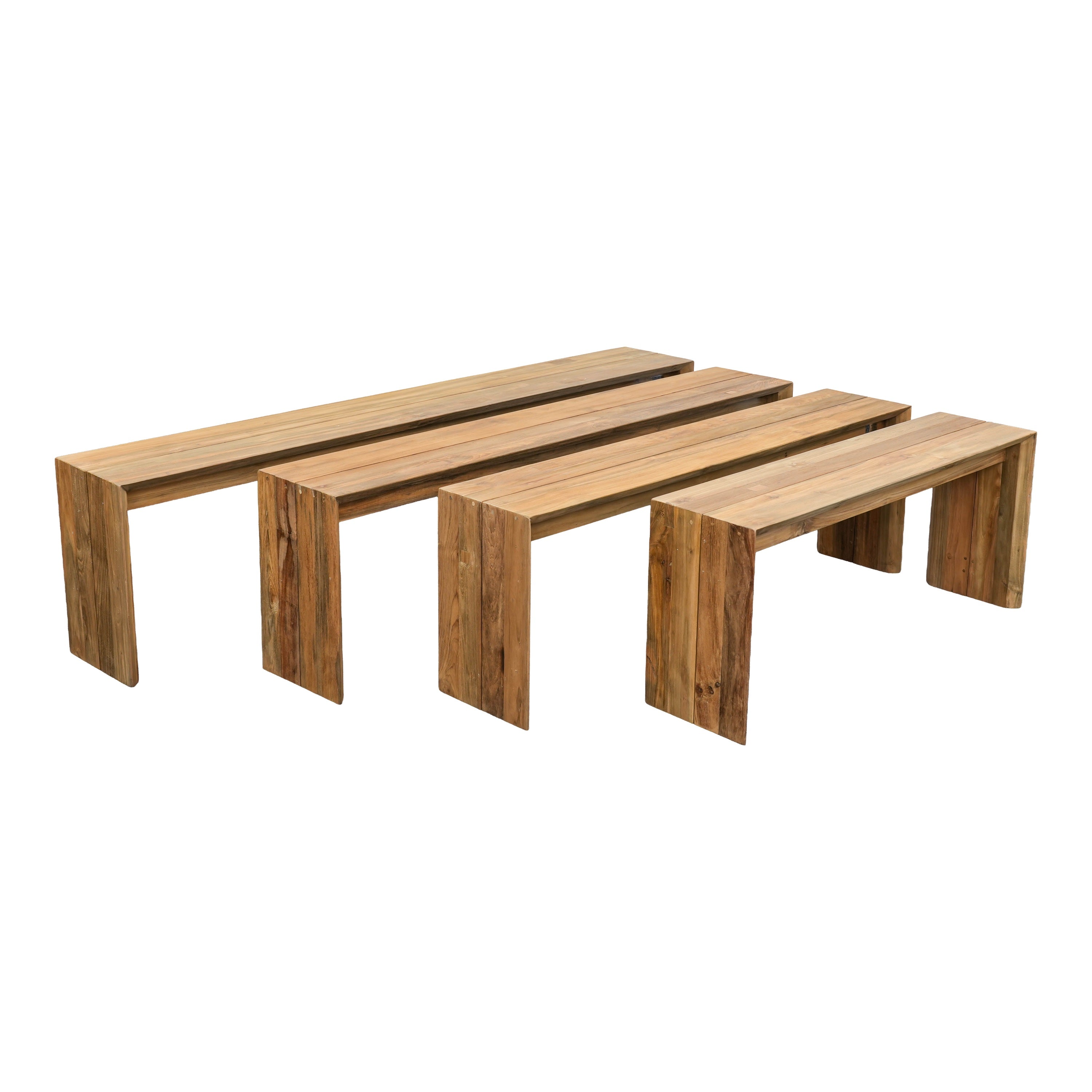 Juist Gartenbank, ohne Lehne, 170cm