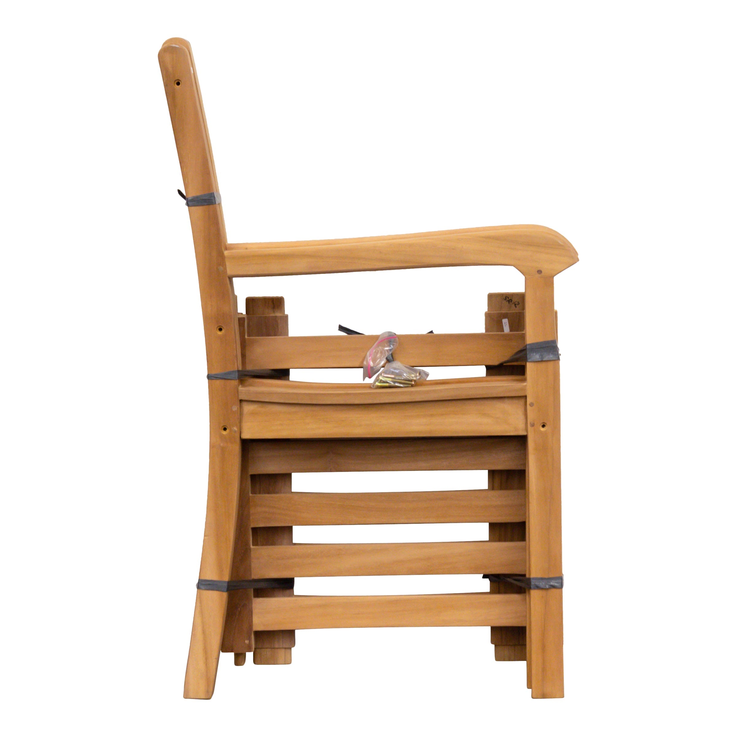 Teak Gartensessel Beaufort, verschraubt, Selbstmontage