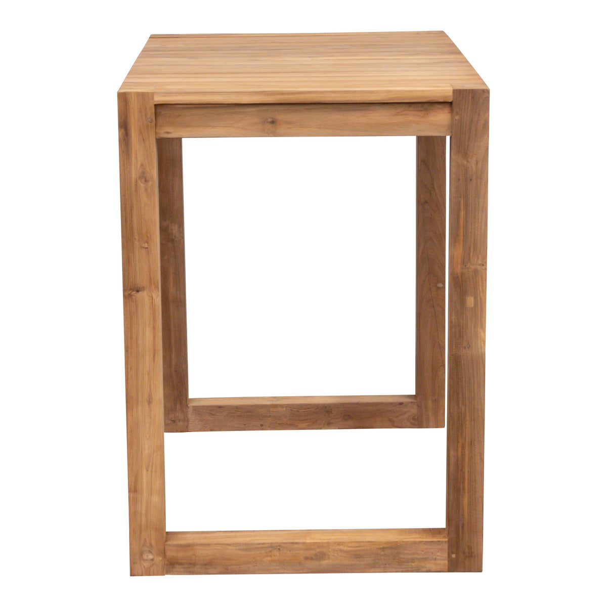 Teak Bartisch Namur, rustikal, 100x70cm