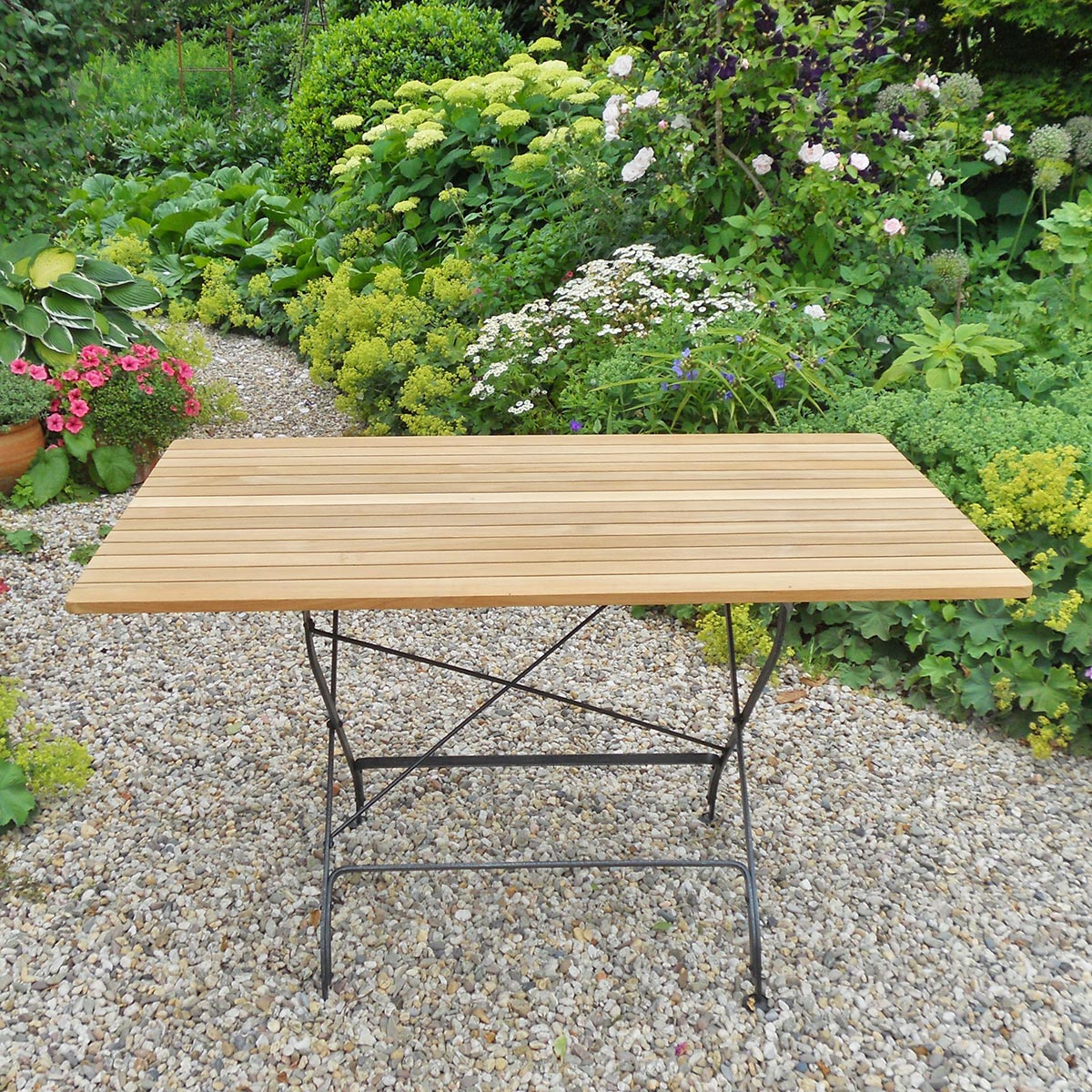 Teak Tisch Longlife - rechteckig, 130 x 80 cm