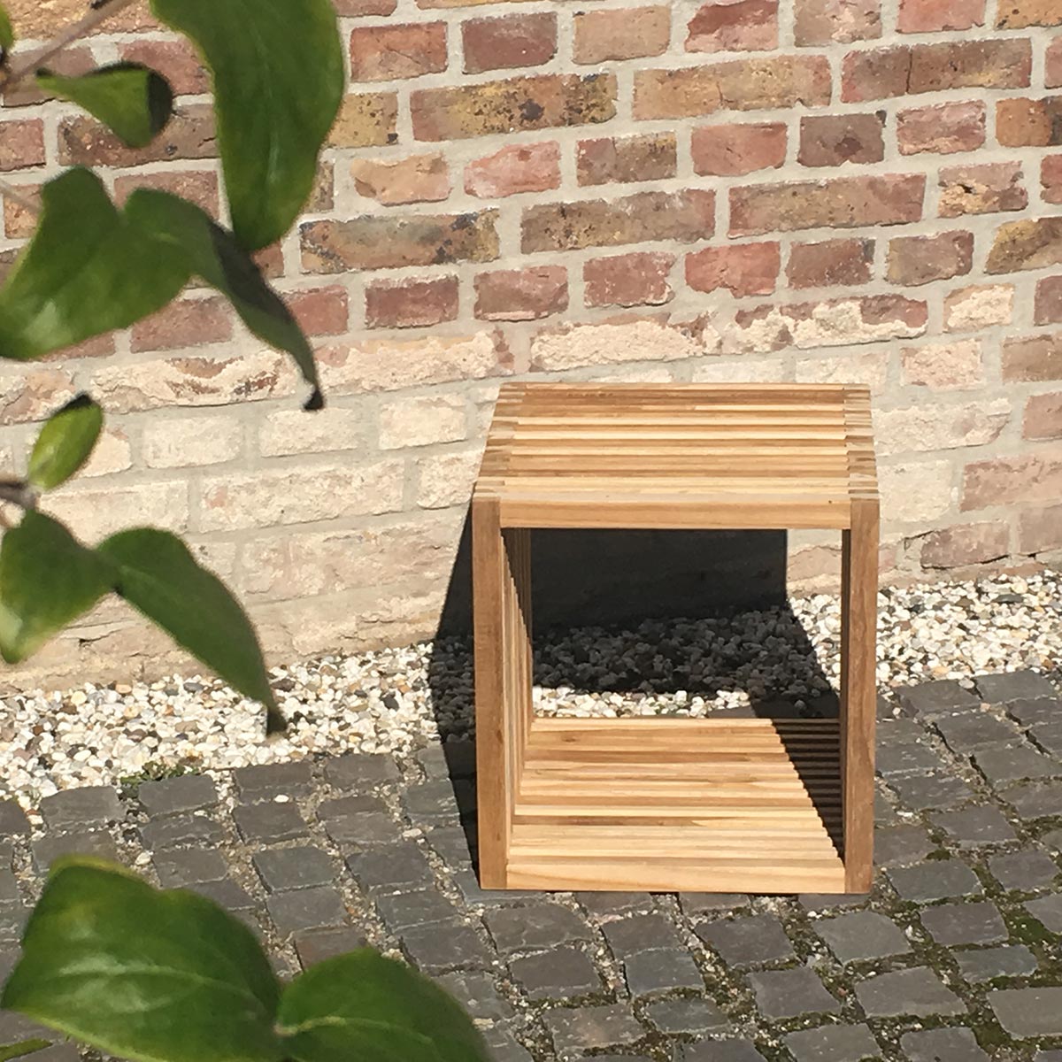 Teak Regal Sylt - quadratisch